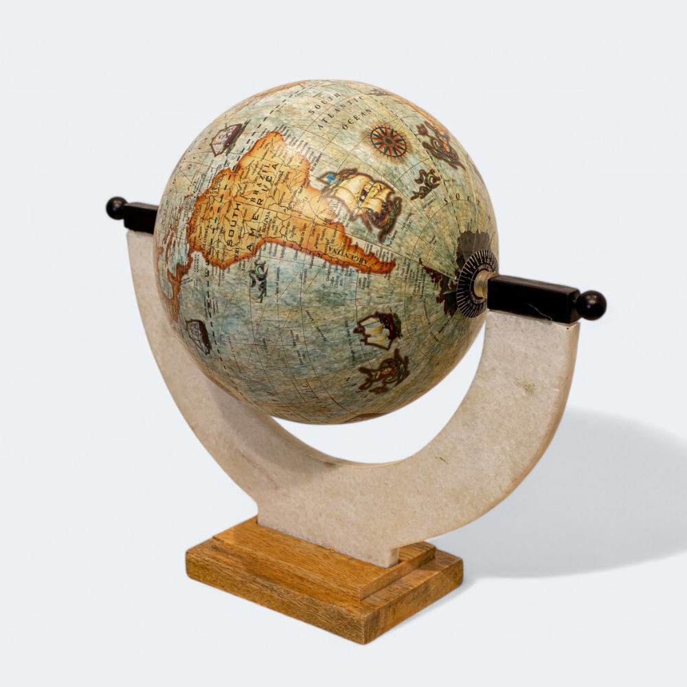Wooden Worldly Wonders Globe