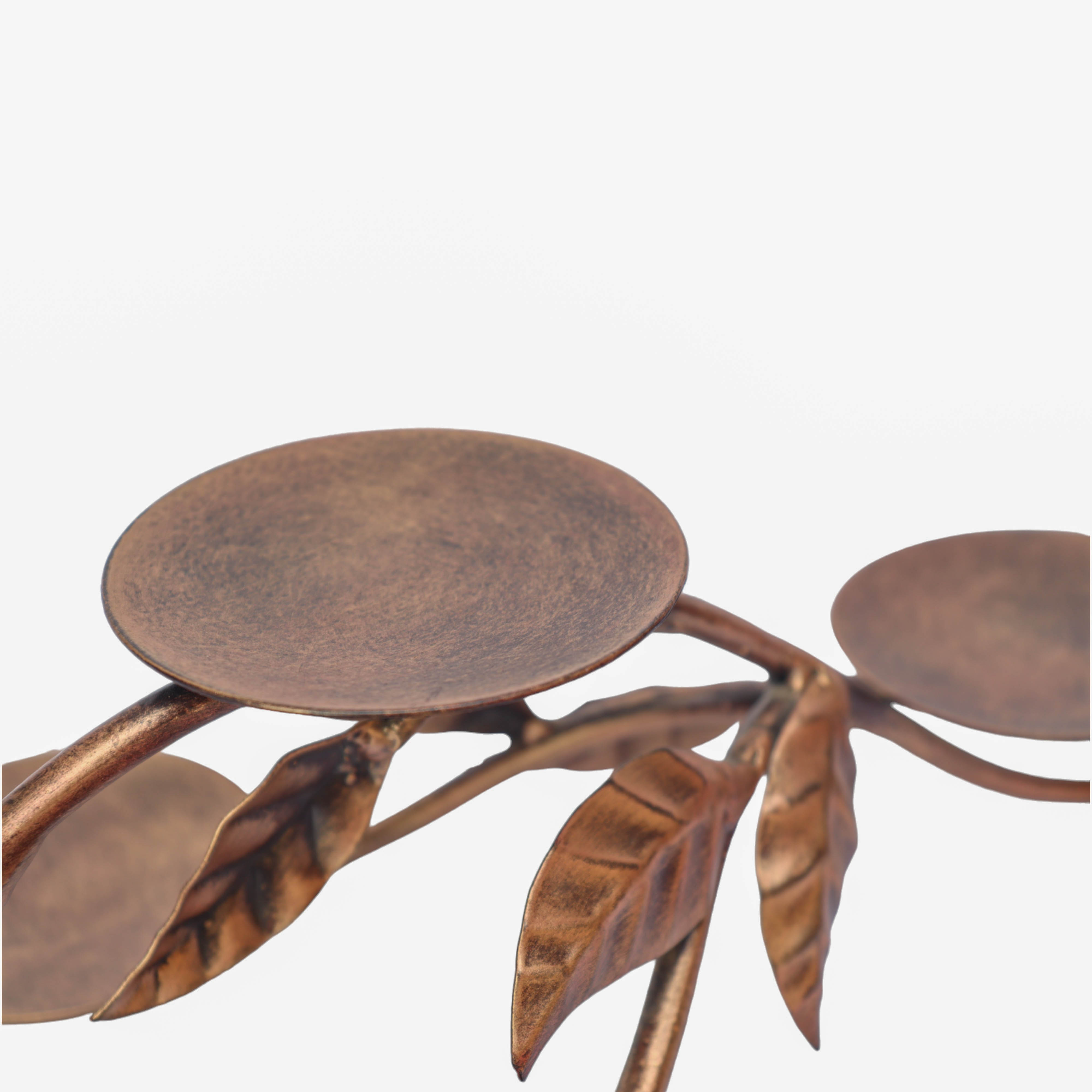 Leafy Branch Votive & Candle Stand
