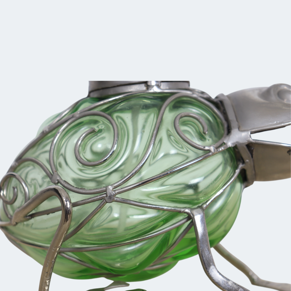 Hopping Harmony Blown frog Glass Votive