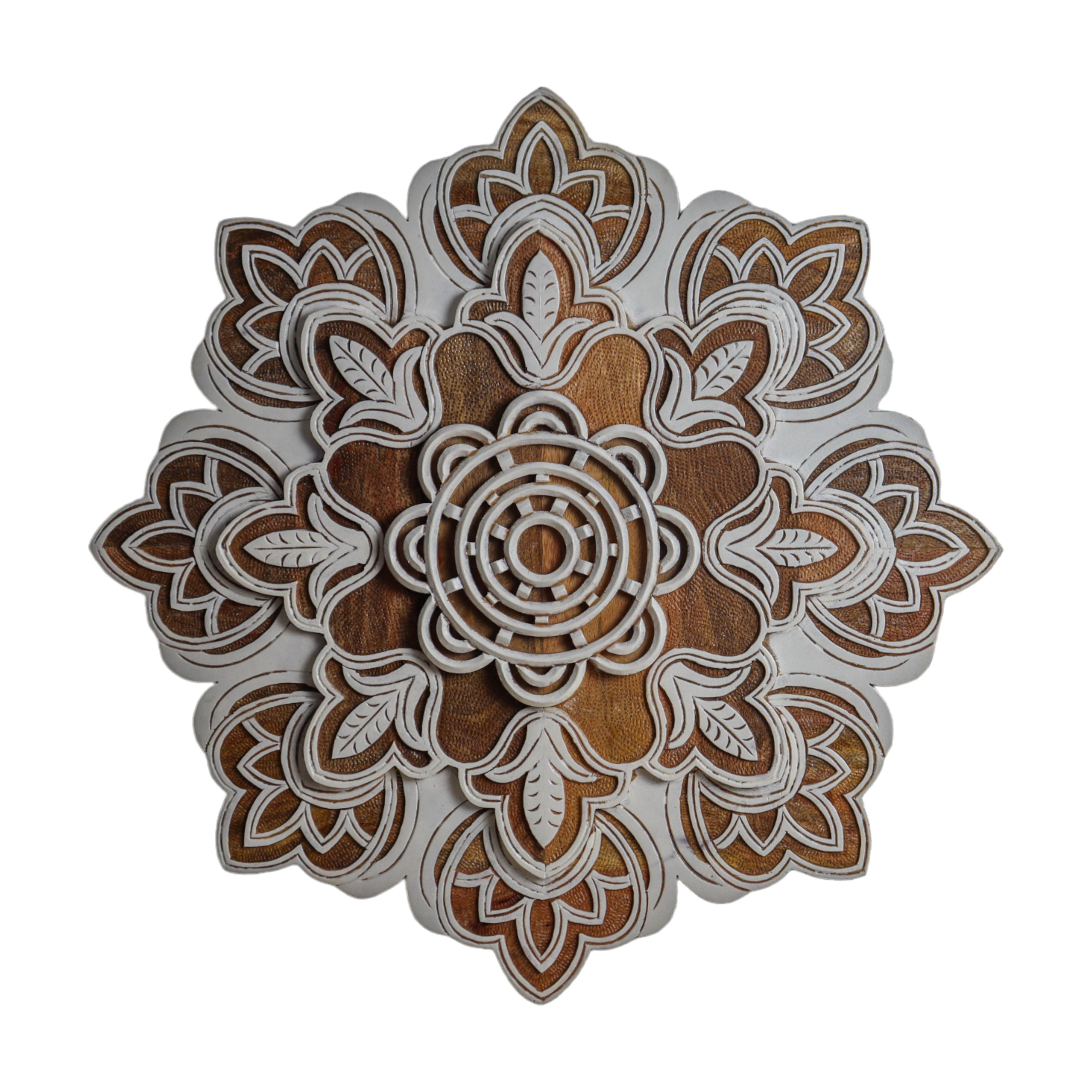 Mandala Art Wooden Wall Decoration