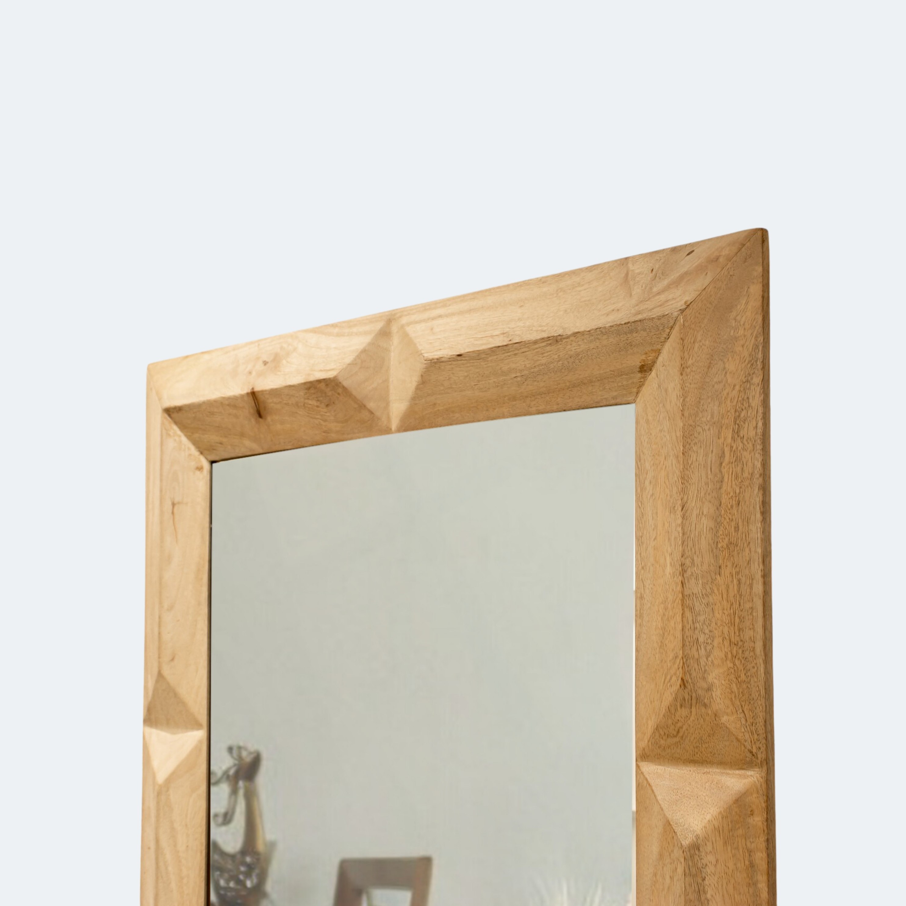 Minimalist Wood Wall Mirror