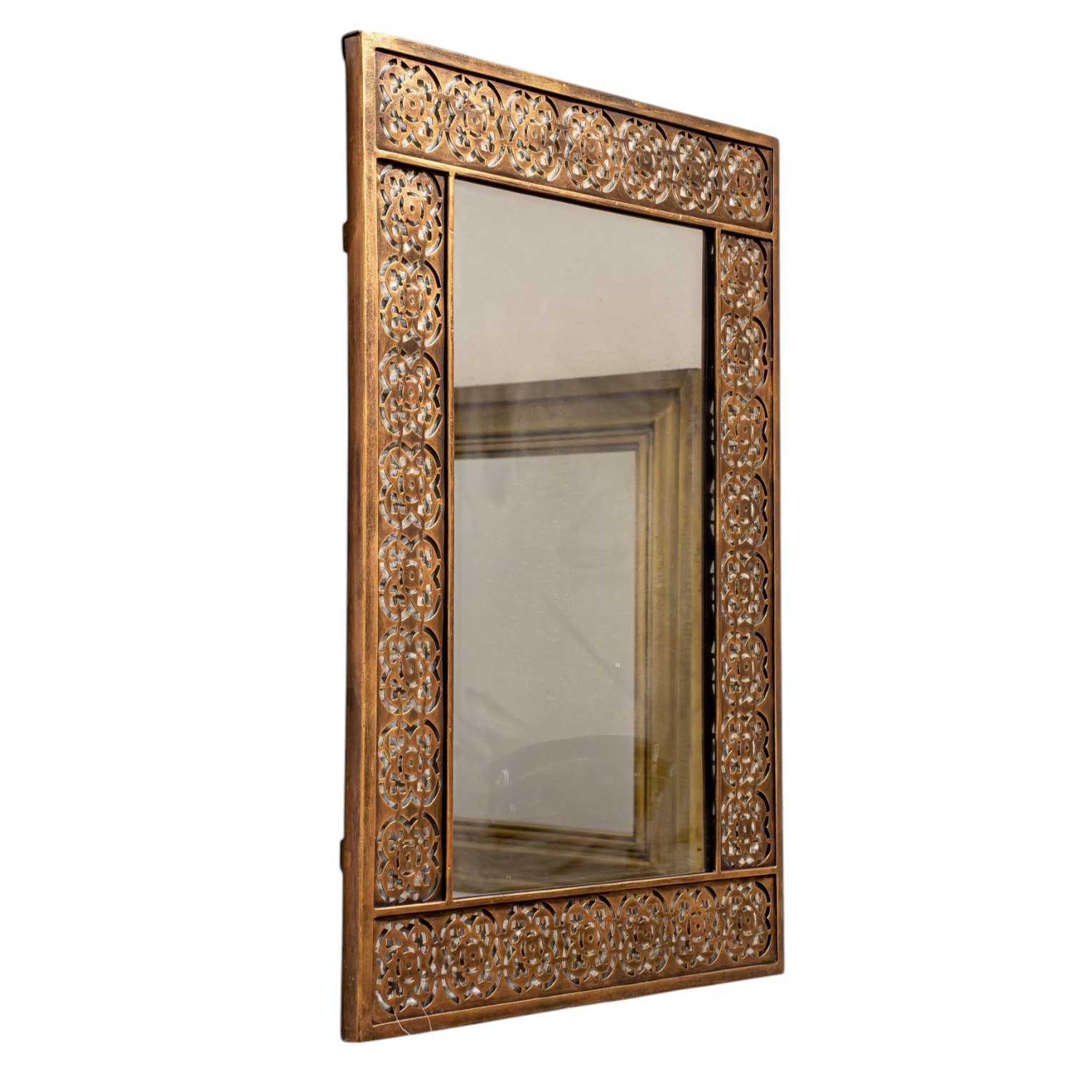 Luxurious Brass Wall Mirror