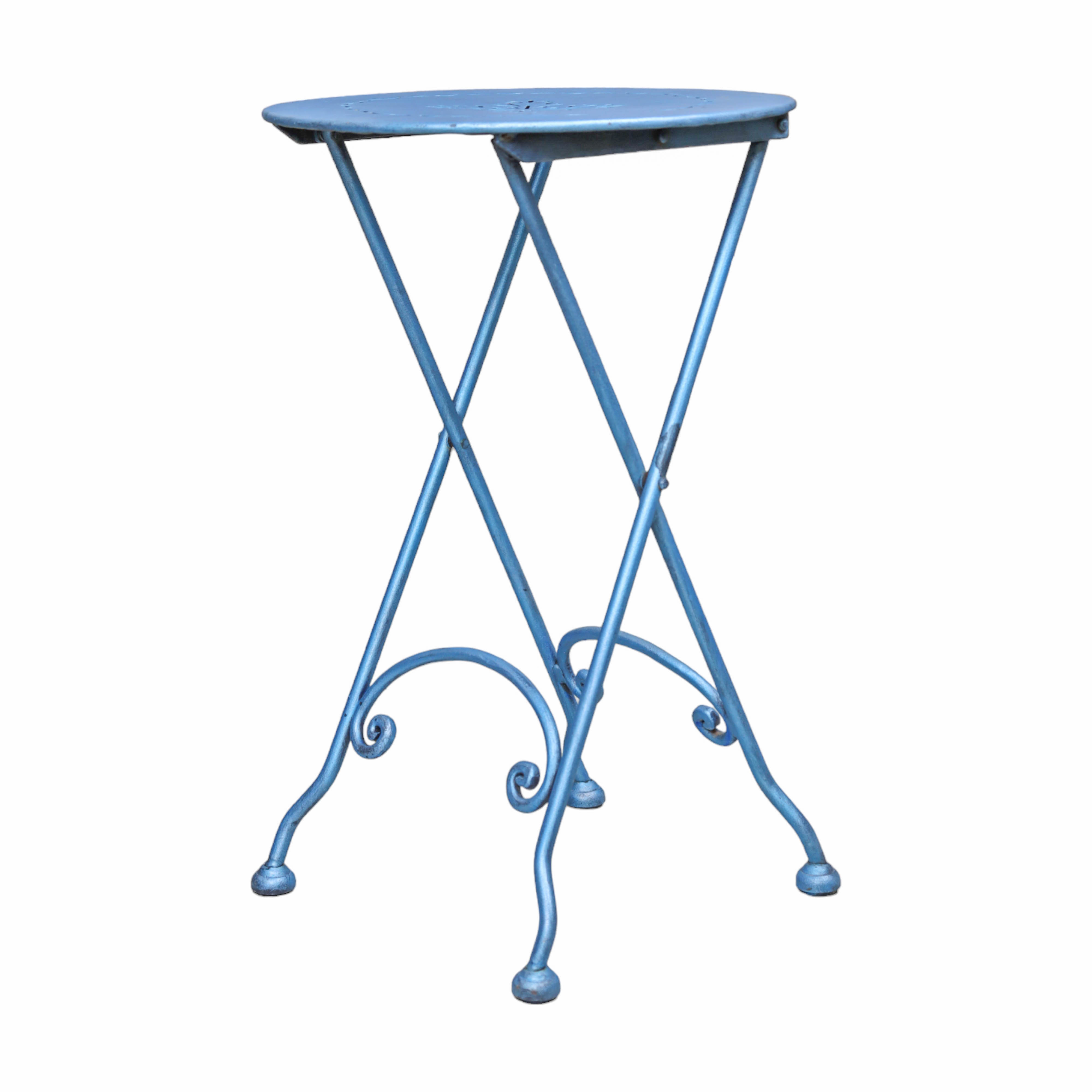 Iron Round Folding Side Table | Multi Use Table