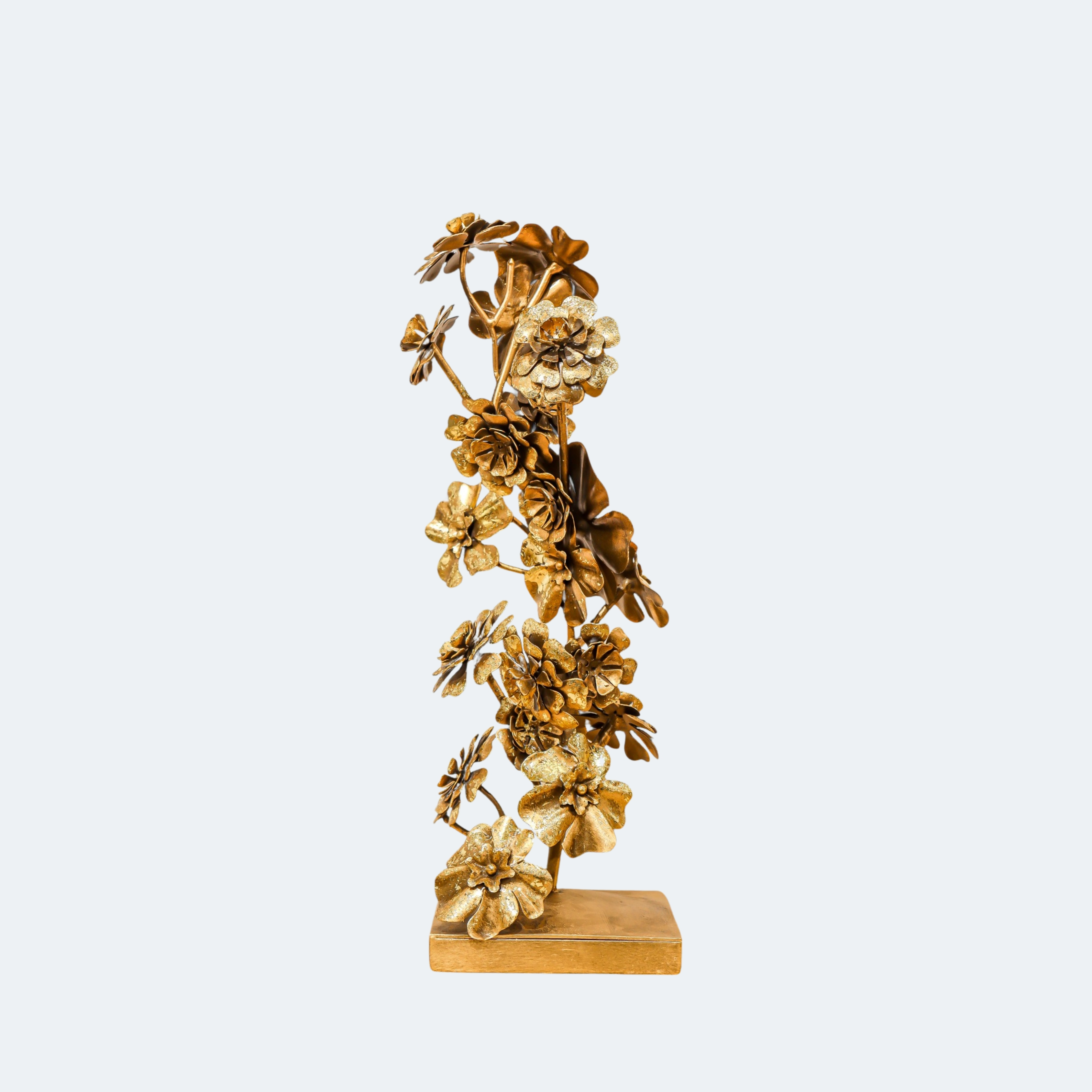 Golden Metal Flower