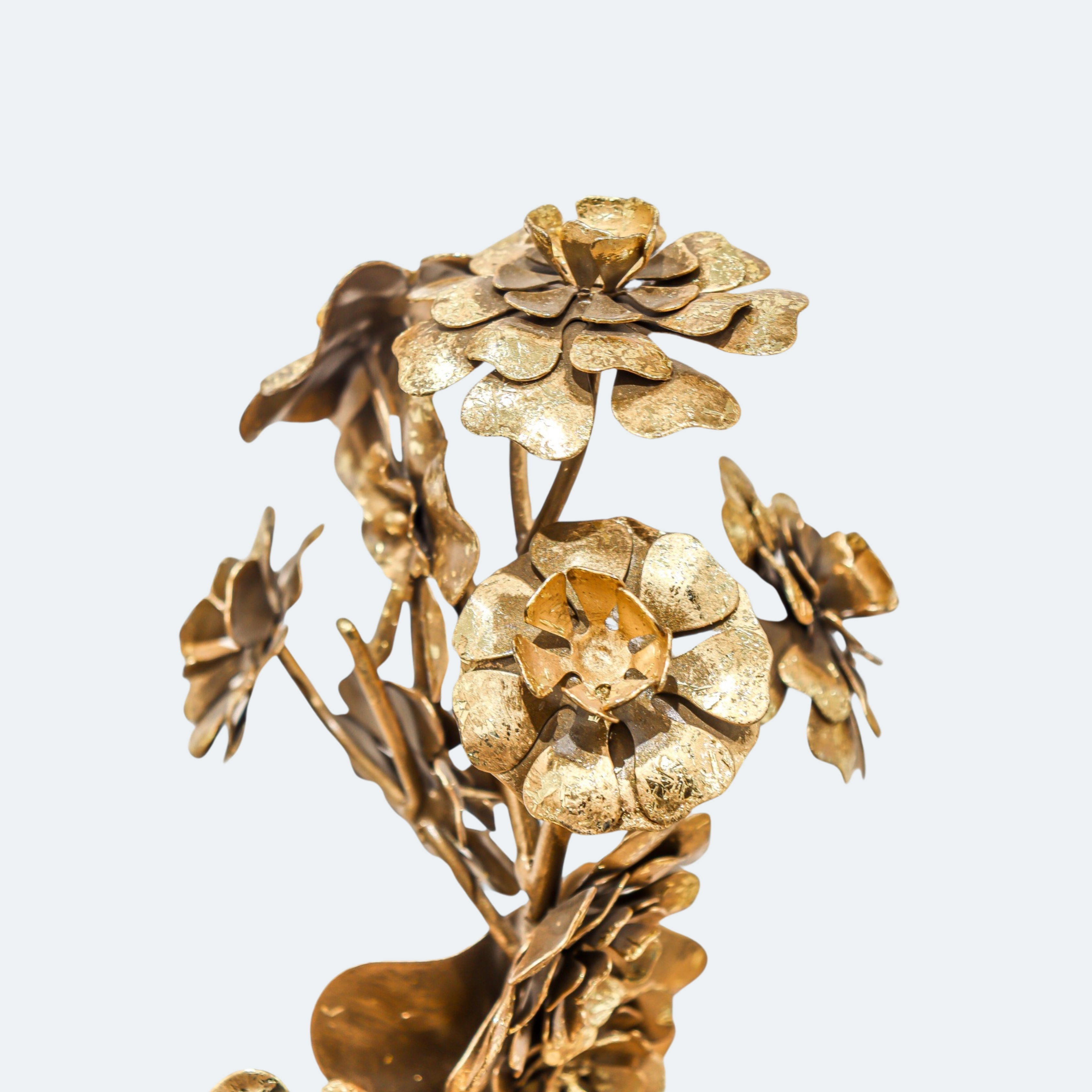 Golden Metal Flower