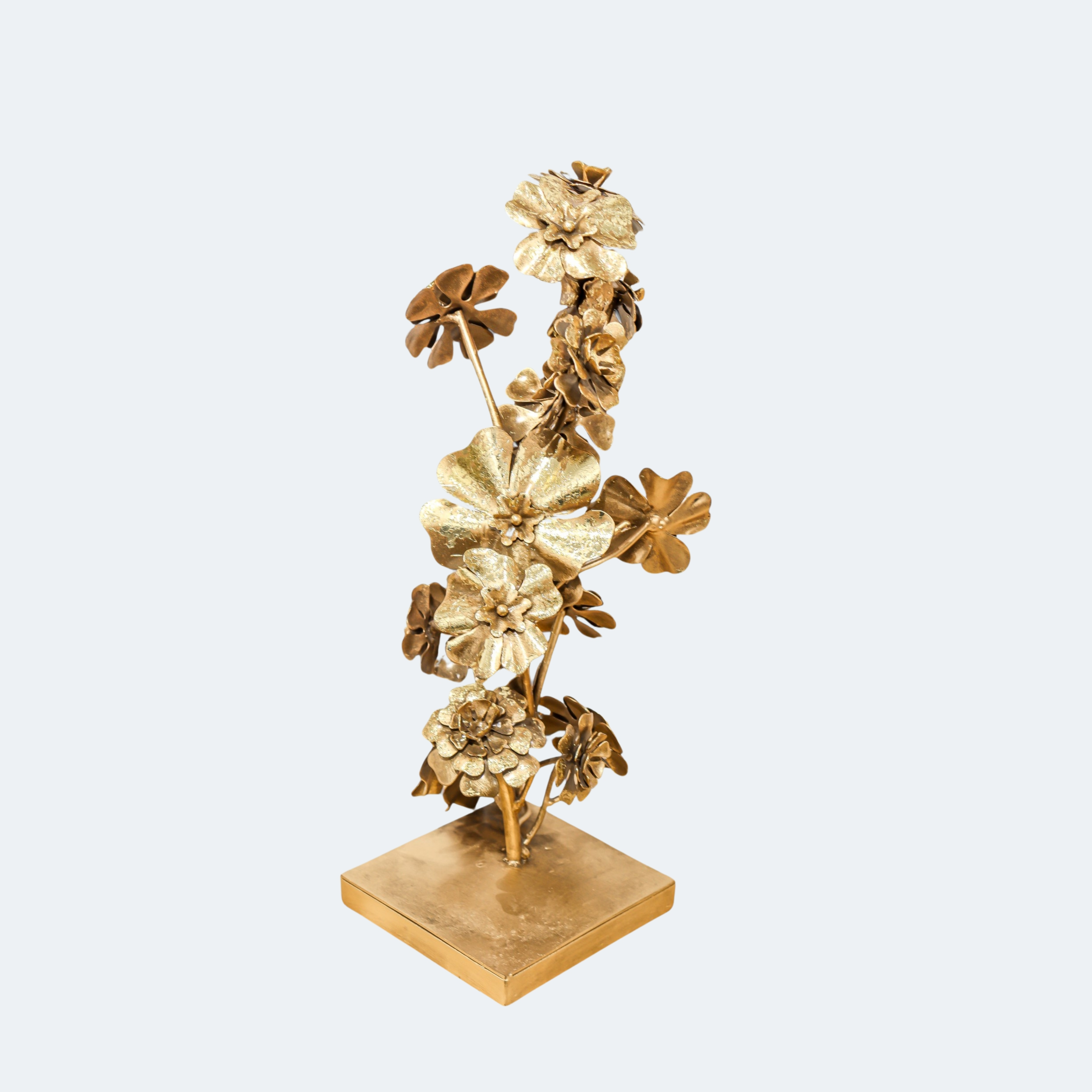 Golden Metal Flower