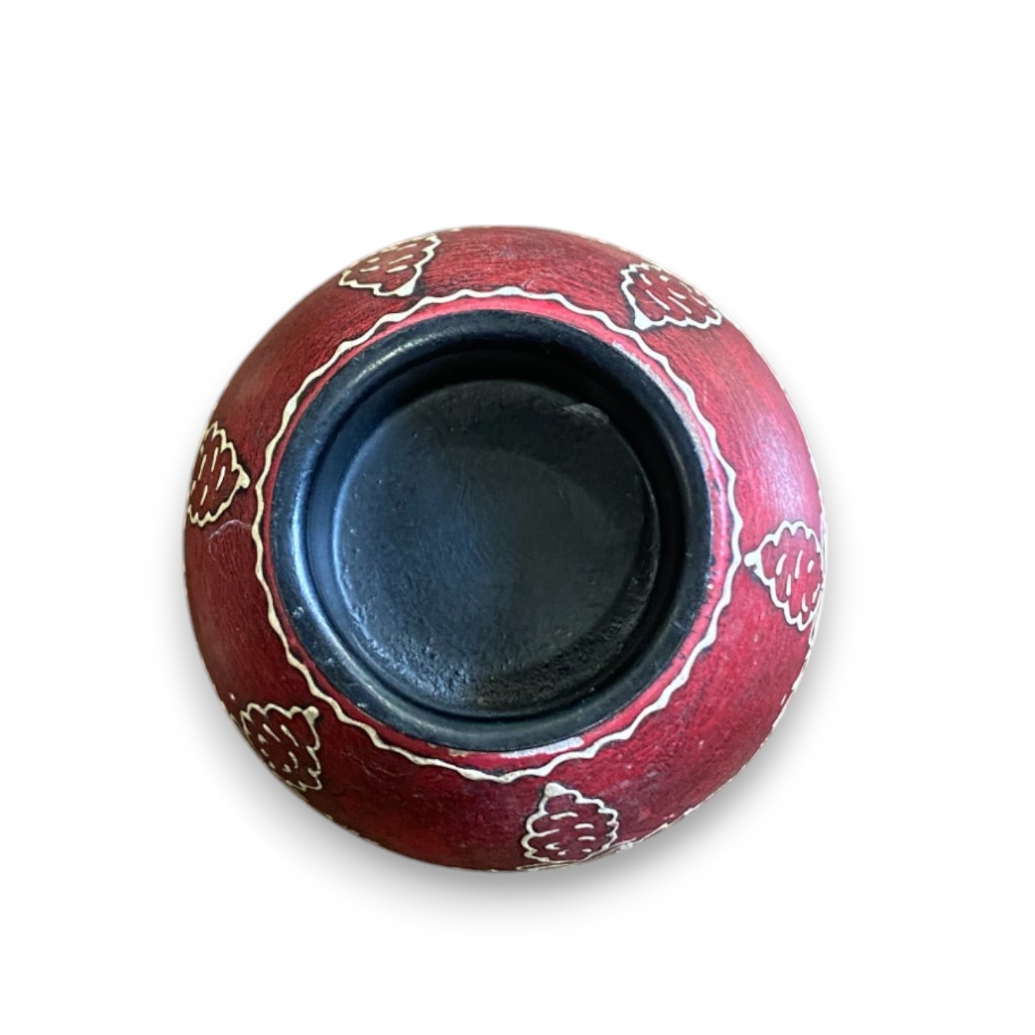 Wooden Round Shape Tealight Candle Holder