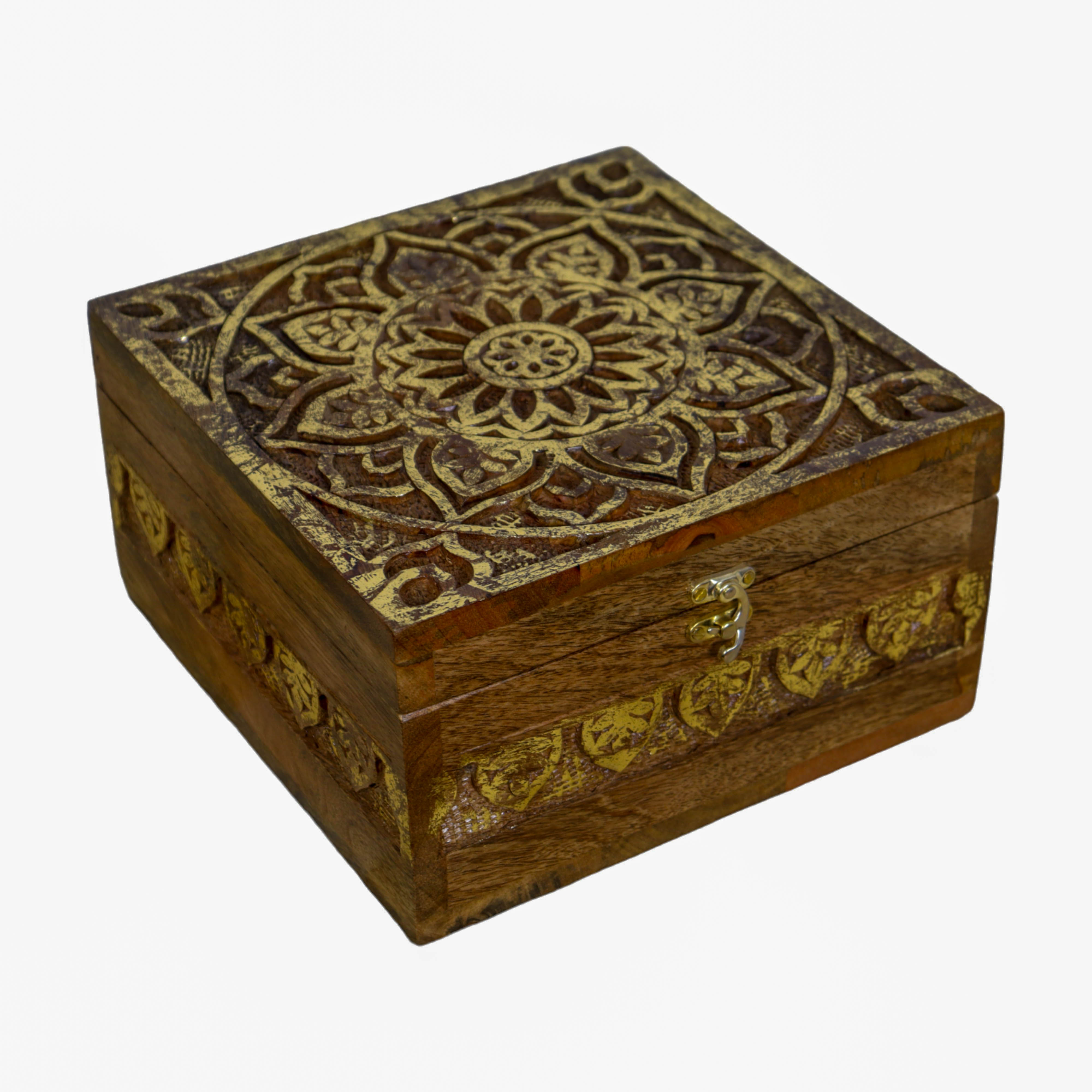 Hand Painted Wooden Box