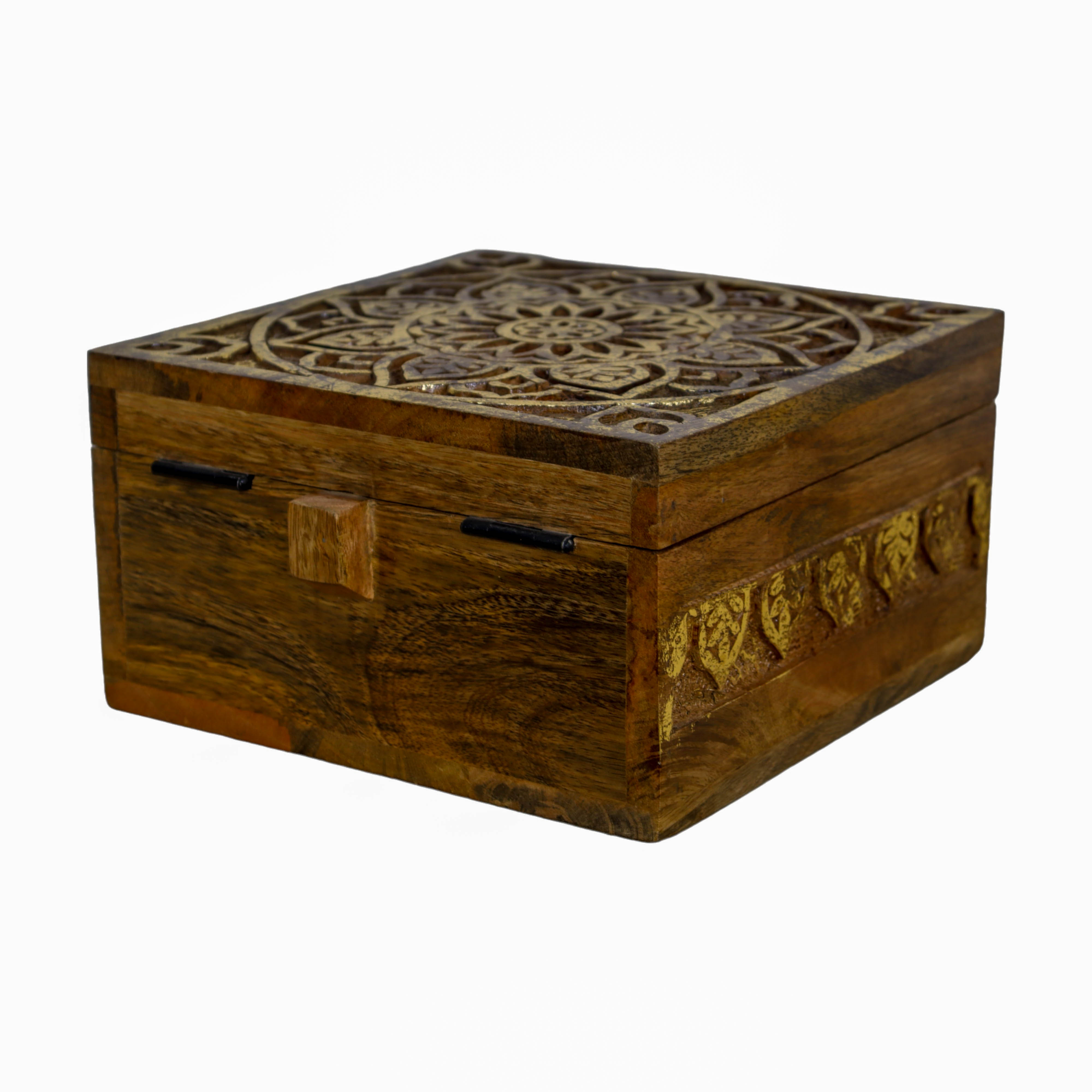 Hand Painted Wooden Box