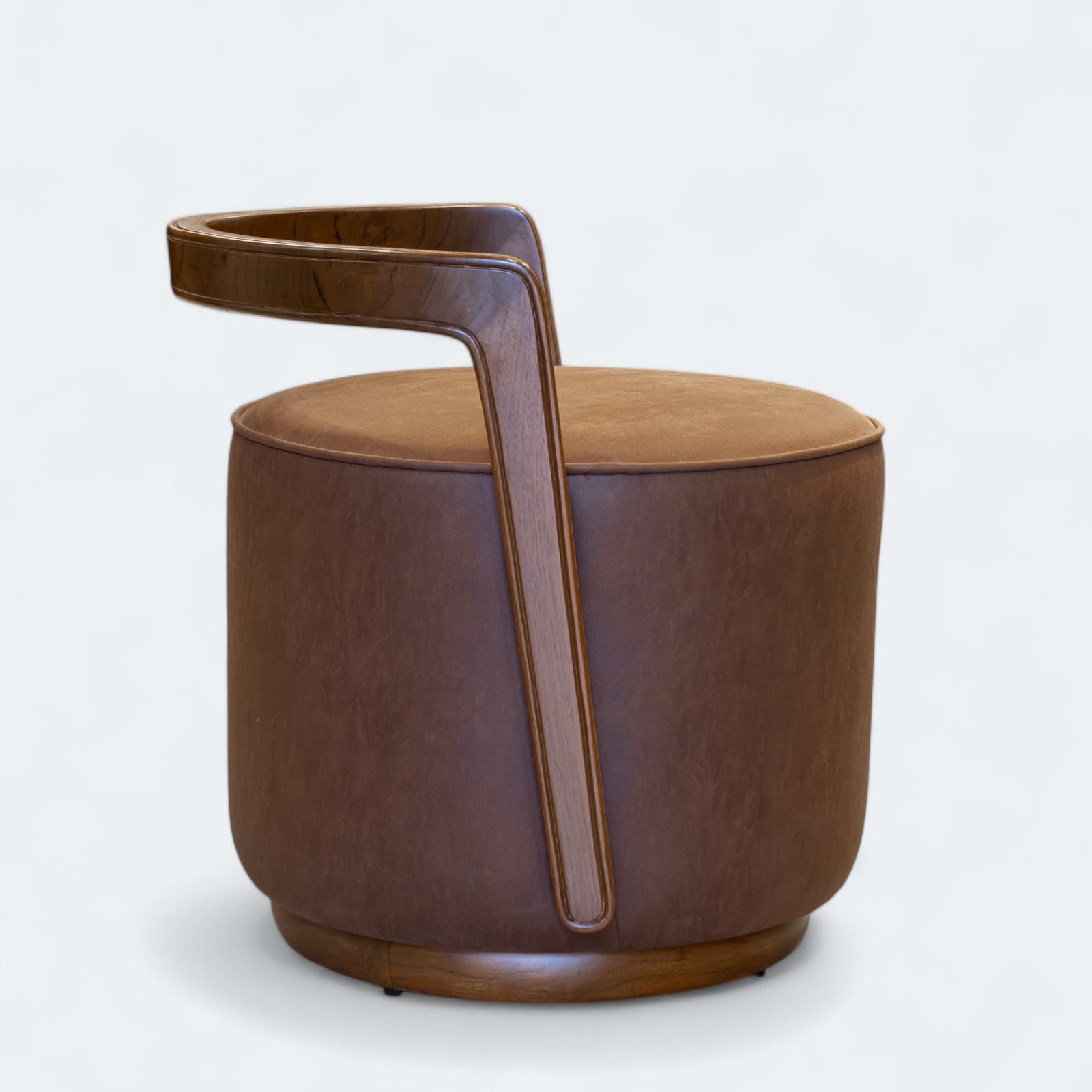 Premium Teak Wood Pouffe