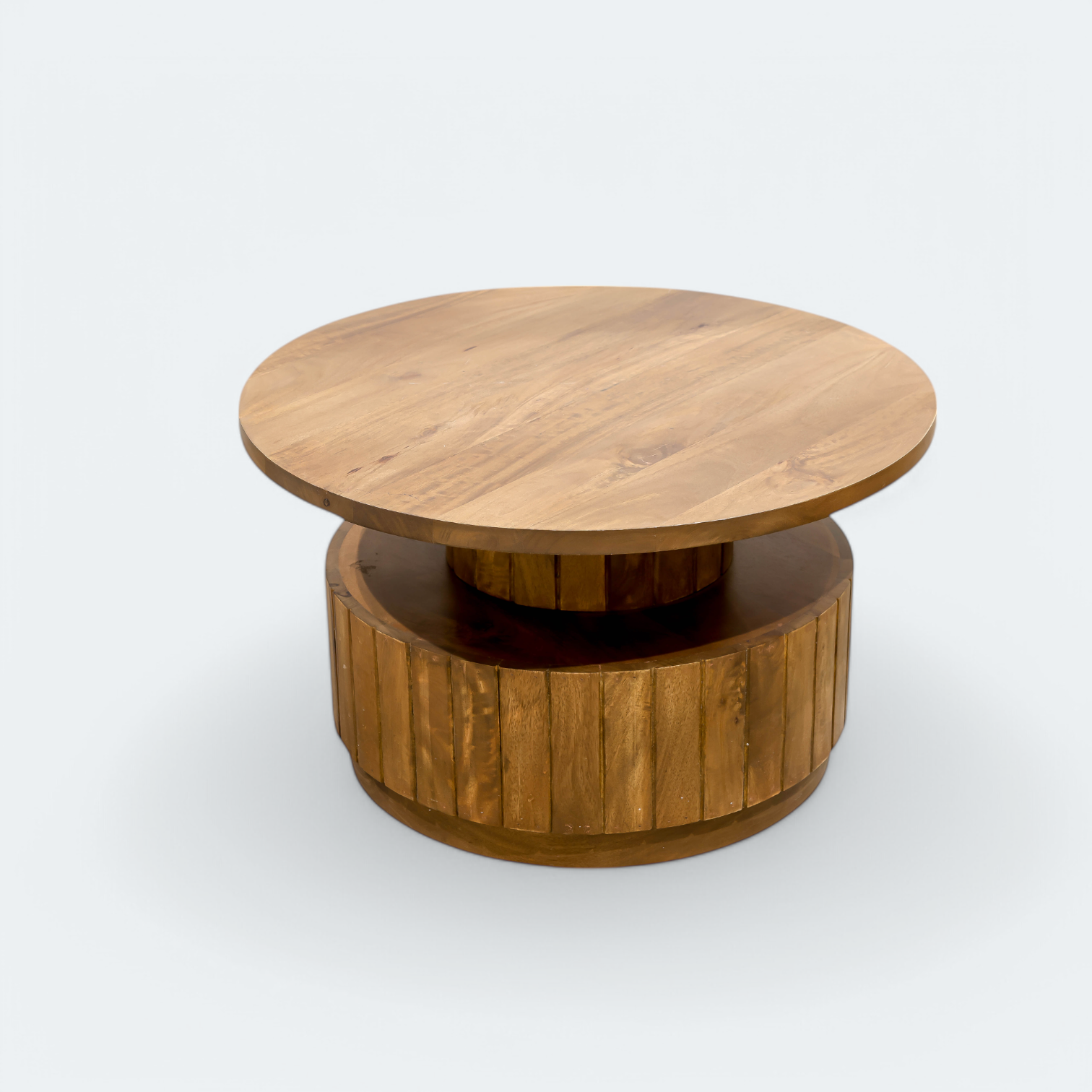 Wooden Fluted Centre Table
