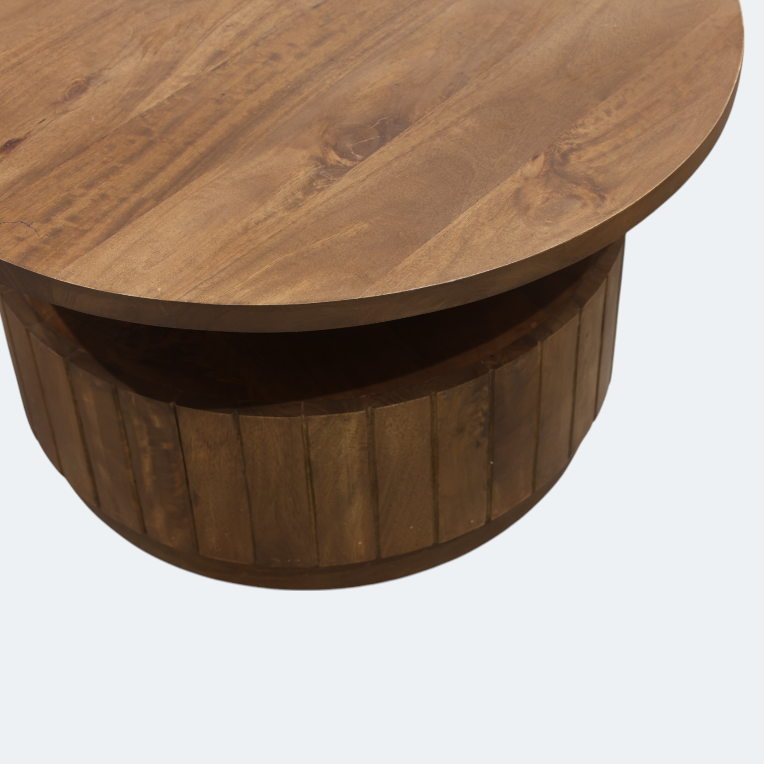 Wooden Fluted Centre Table