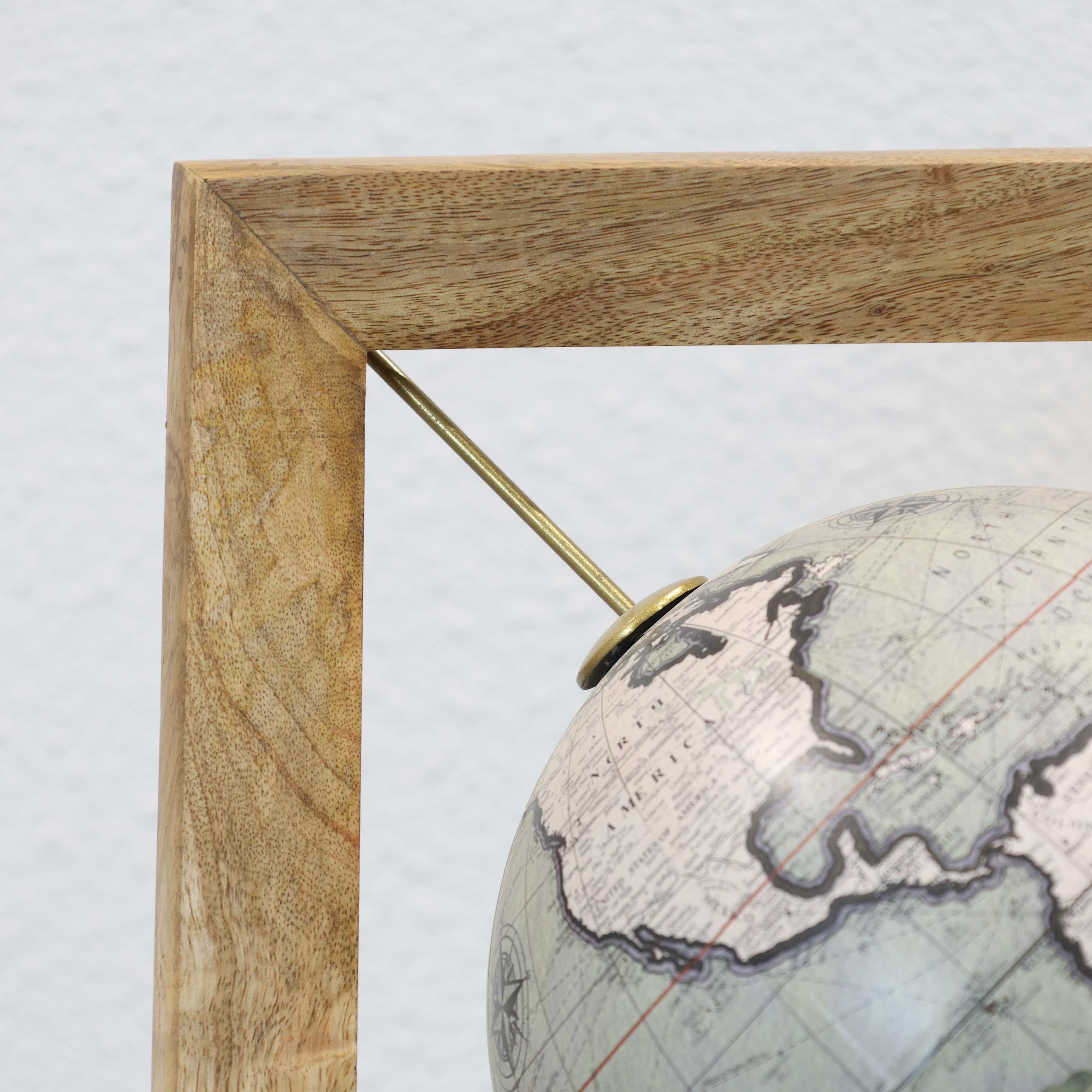 Vintage Neutral World Globe