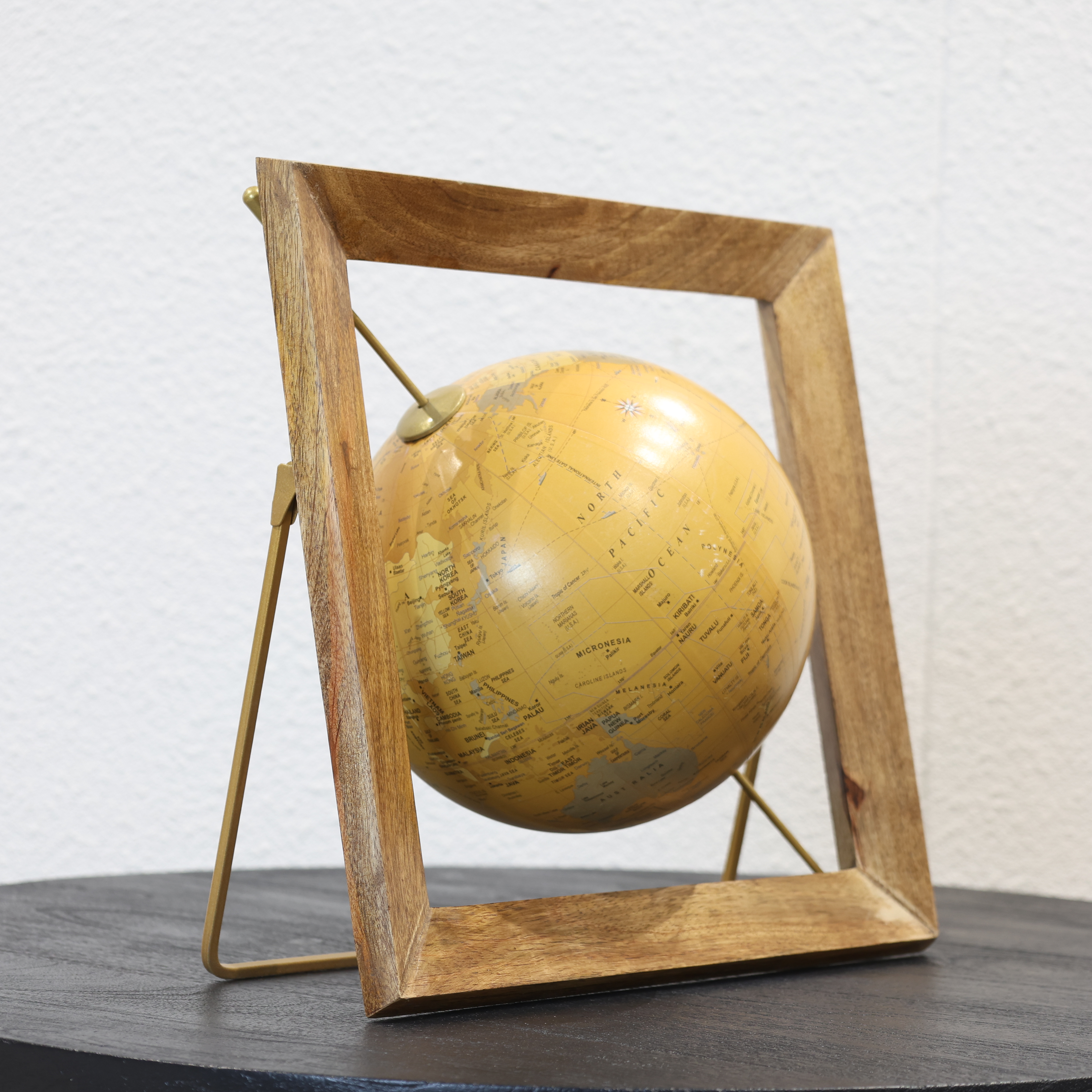 Vintage World Globe Sculpture