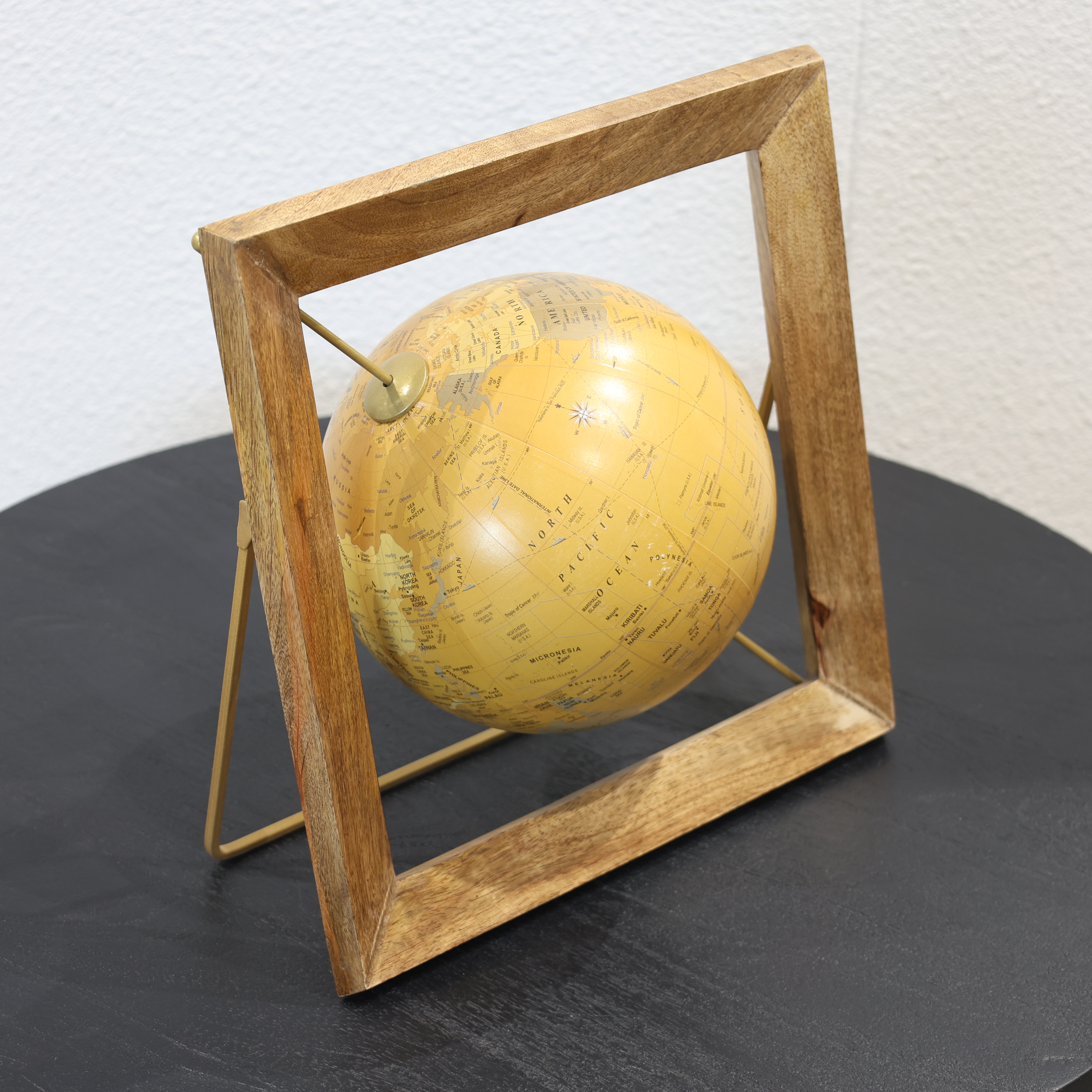 Vintage World Globe Sculpture