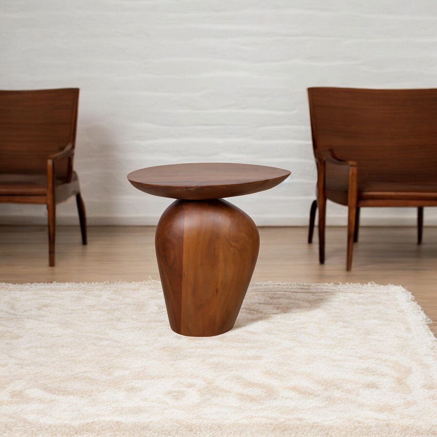 Premium Modern Wooden Sofa Side Table