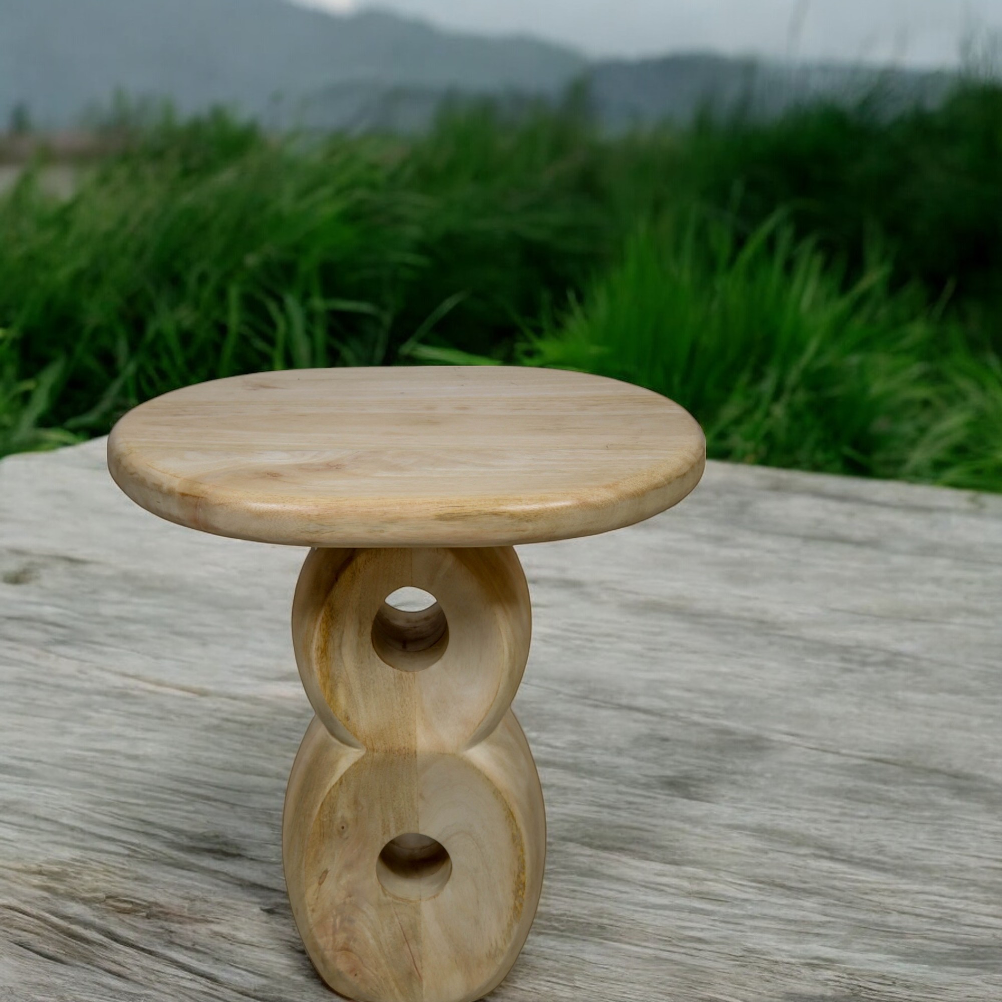 Numerical 8 Style Side Table