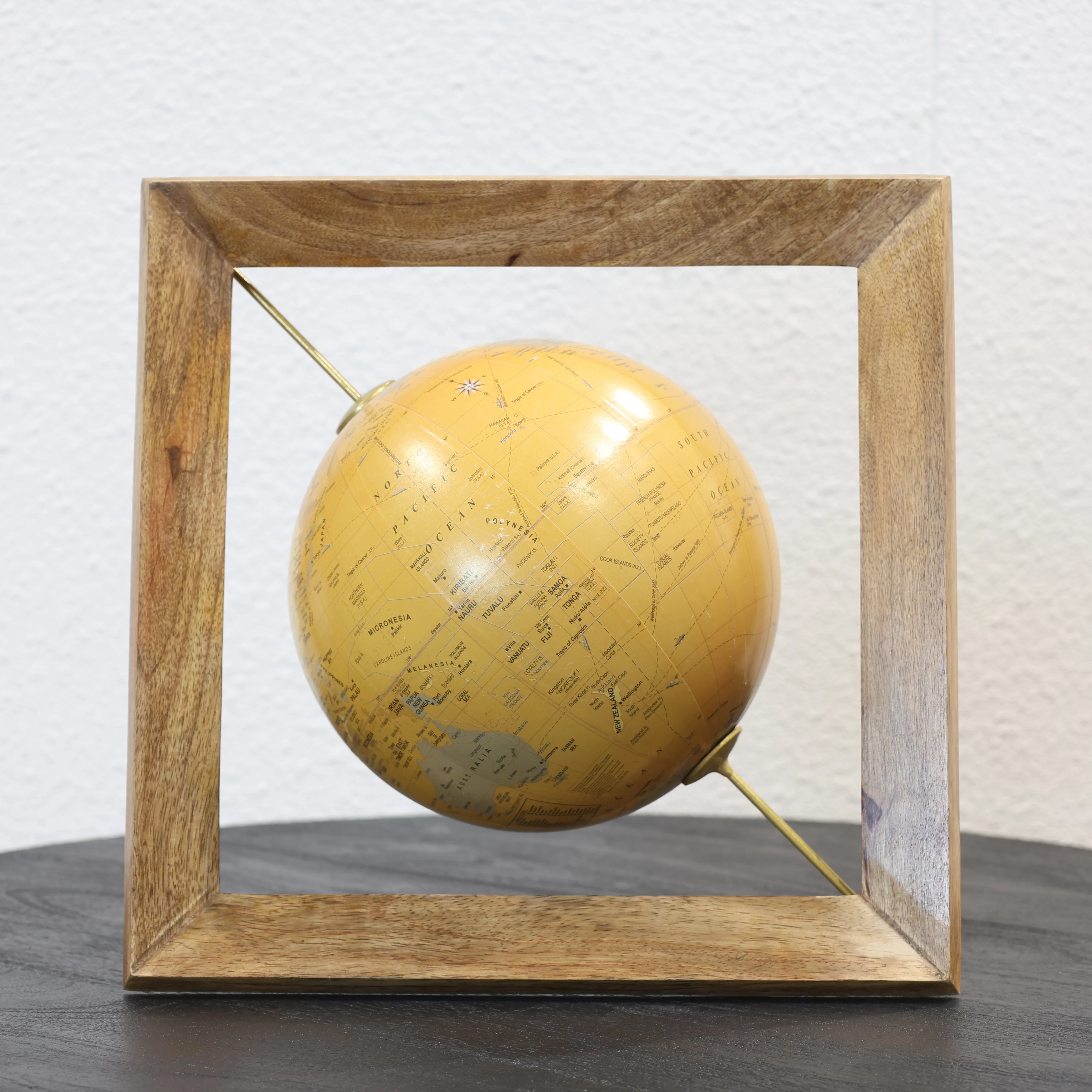 Vintage World Globe Sculpture