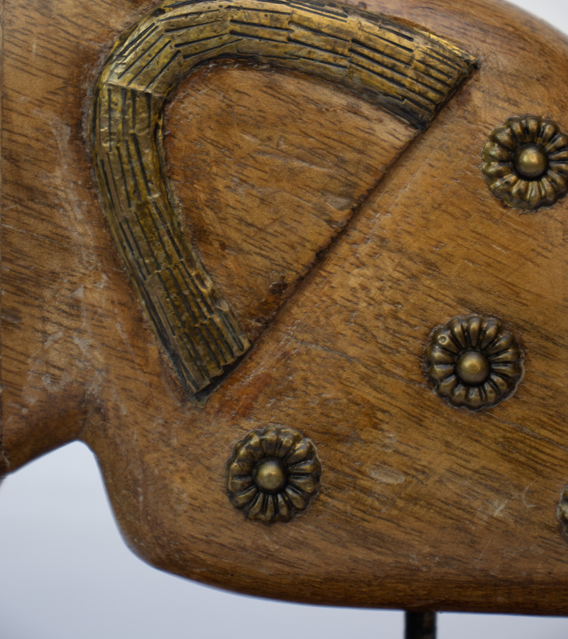 Rustic Elephant Head Table Decor