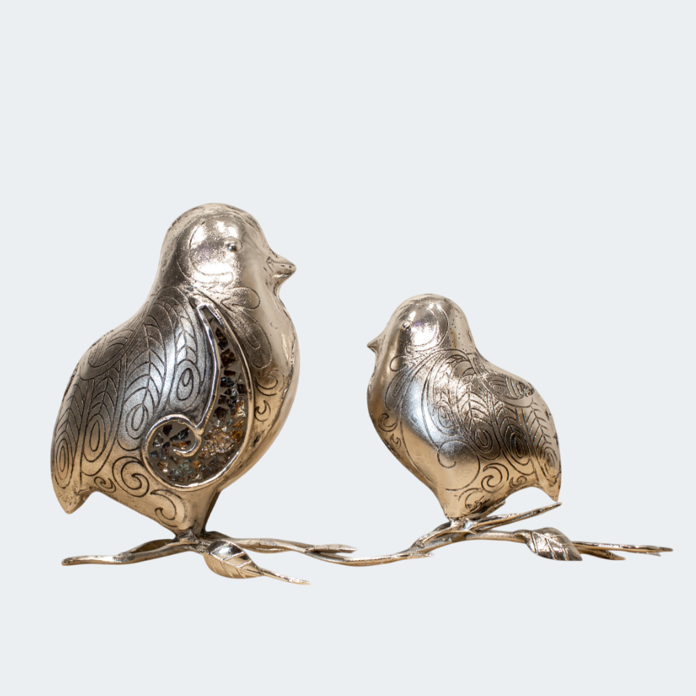Luxury Craft Shimmering Songbird Table Decor