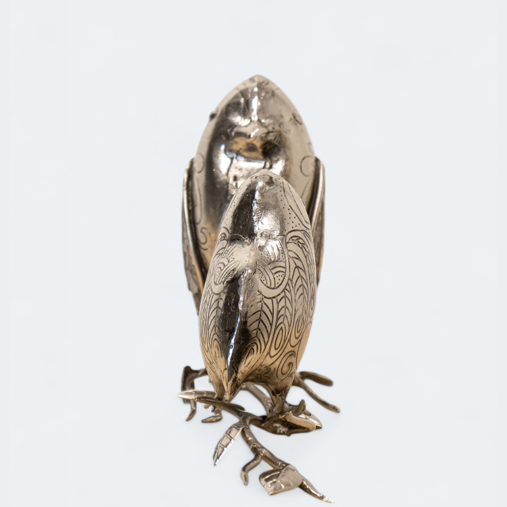 Luxury Craft Shimmering Songbird Table Decor