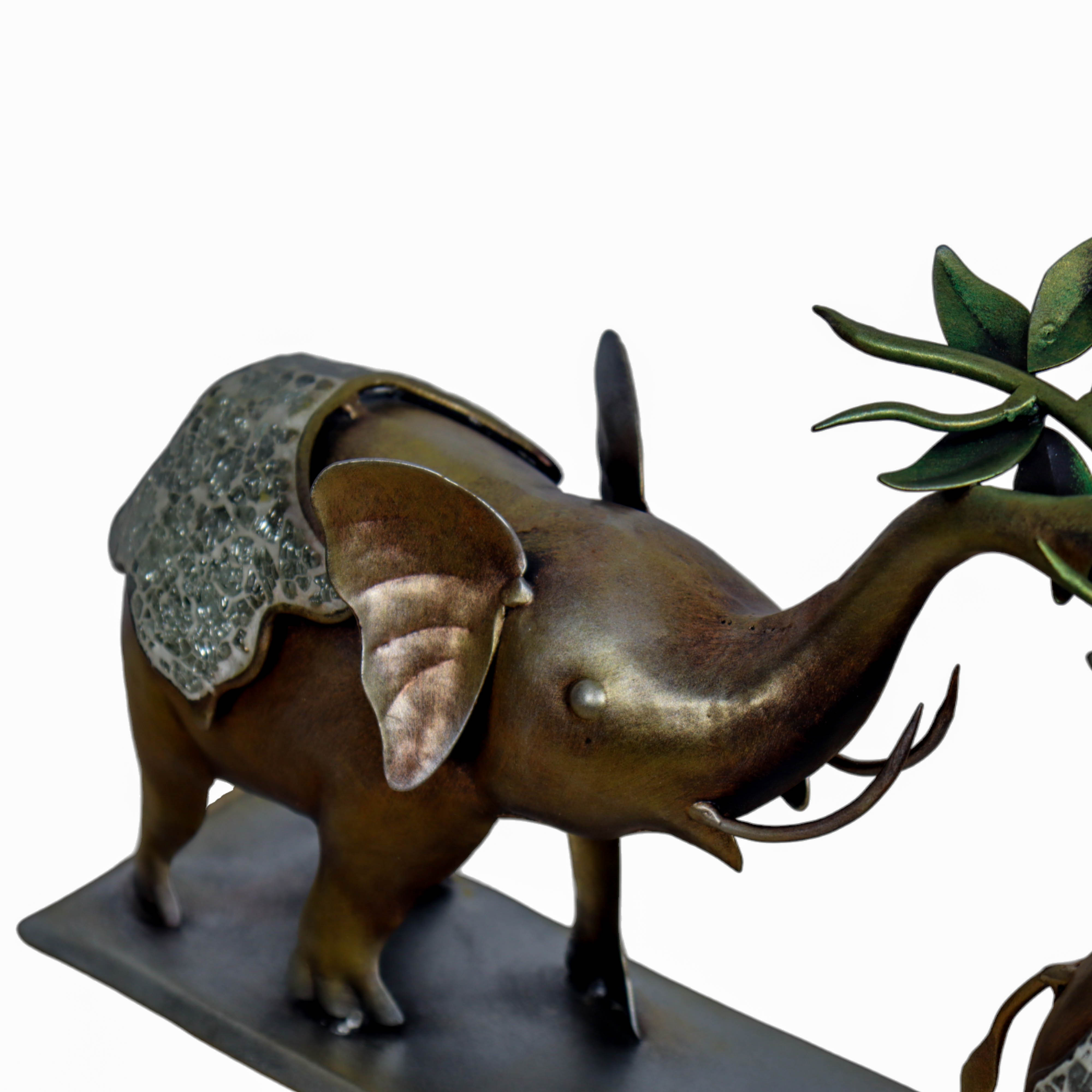 Tender Tusks Elephant Design For Table Decor