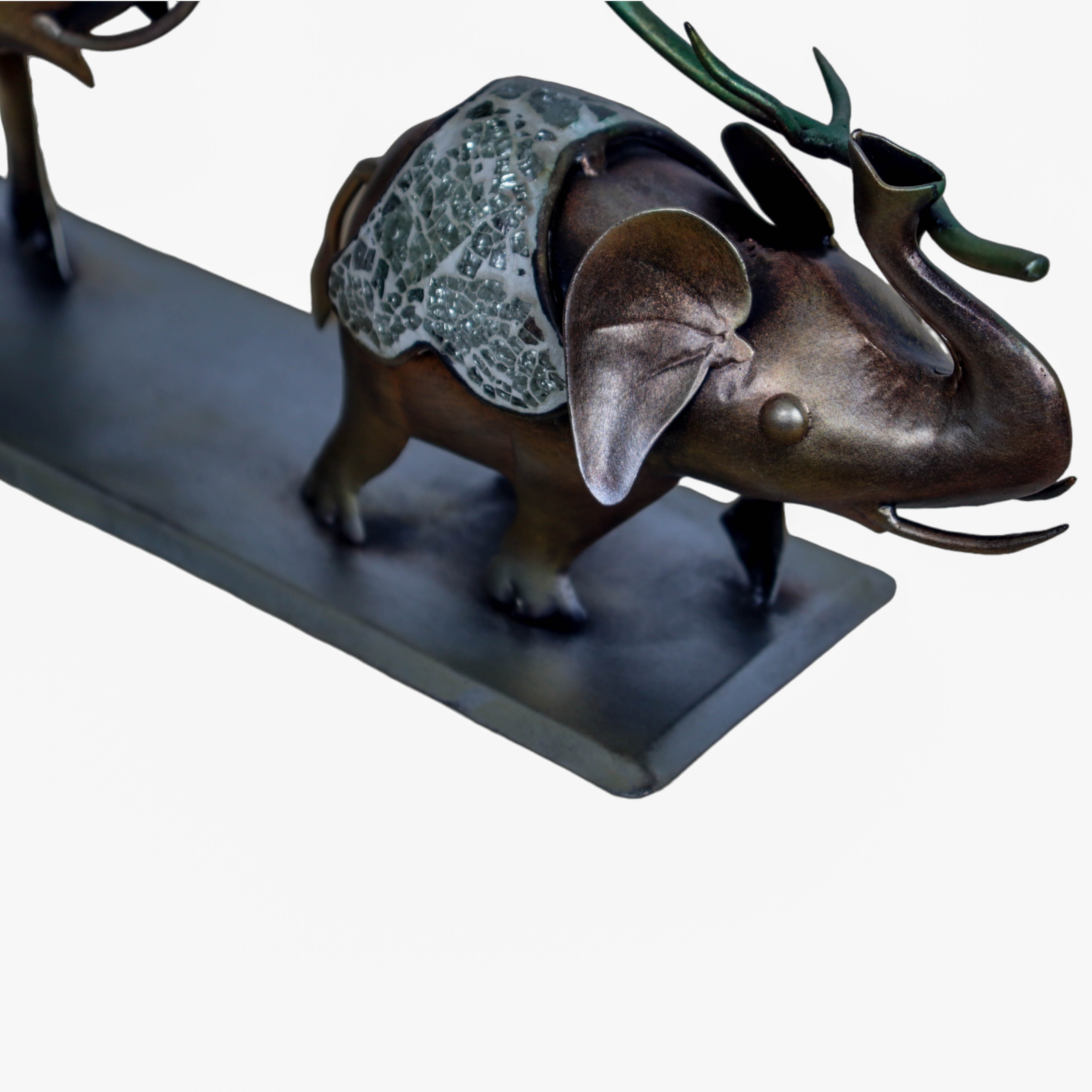 Tender Tusks Elephant Design For Table Decor