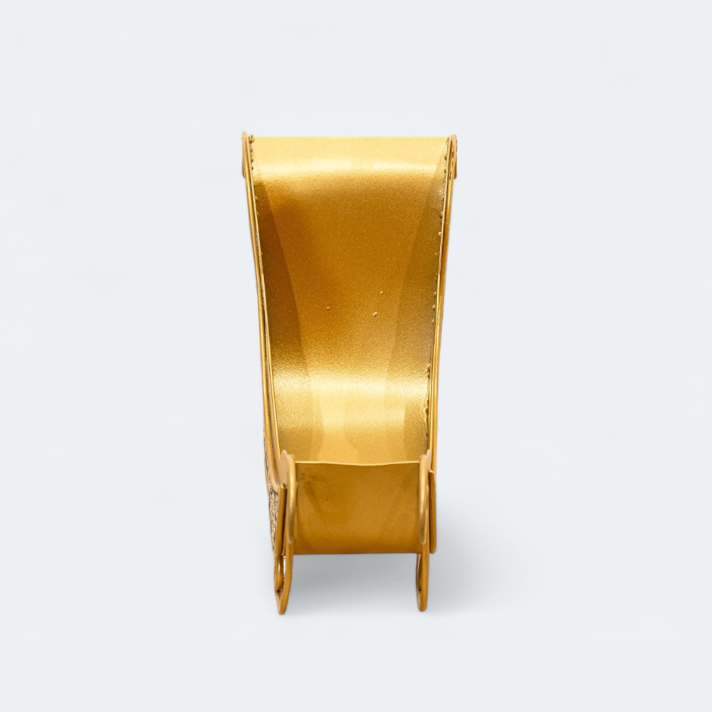 Premium Golden Glitter Sleigh