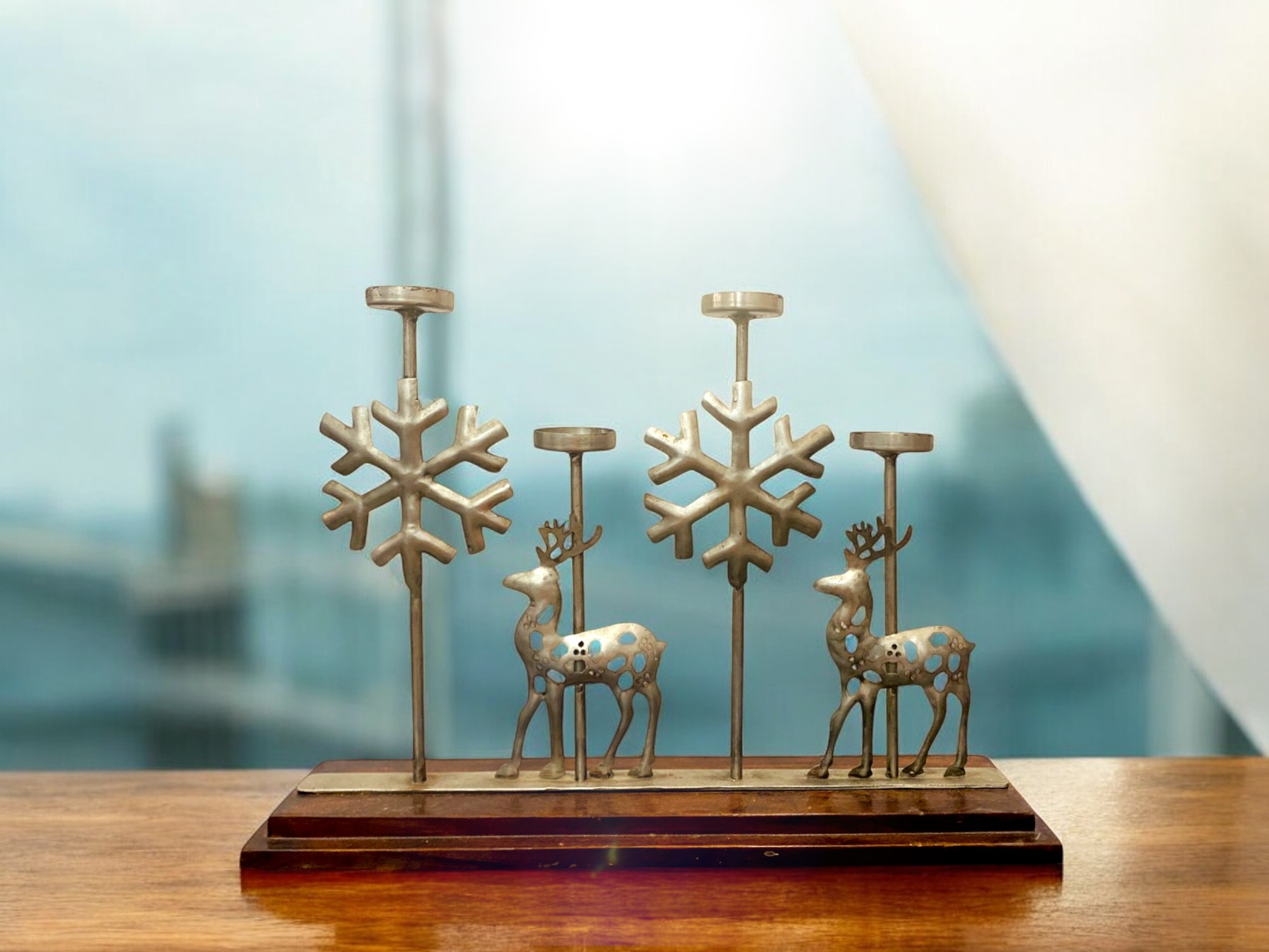 Premium Votive Candle Holder with Deer