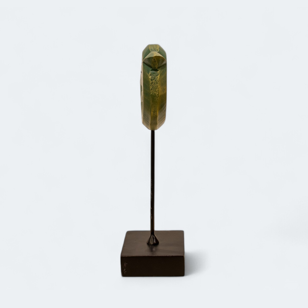 Wooden Green Zenith Bird