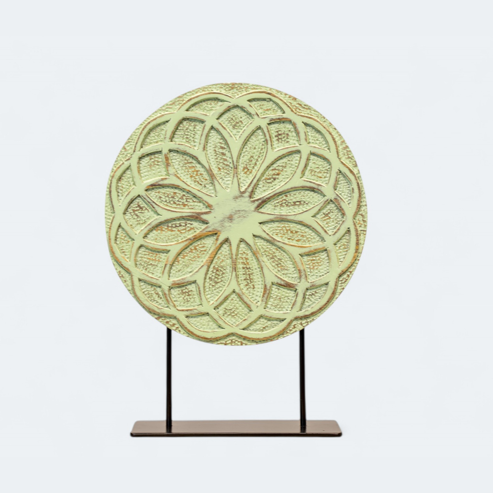 Wooden Serene Sage Mandala