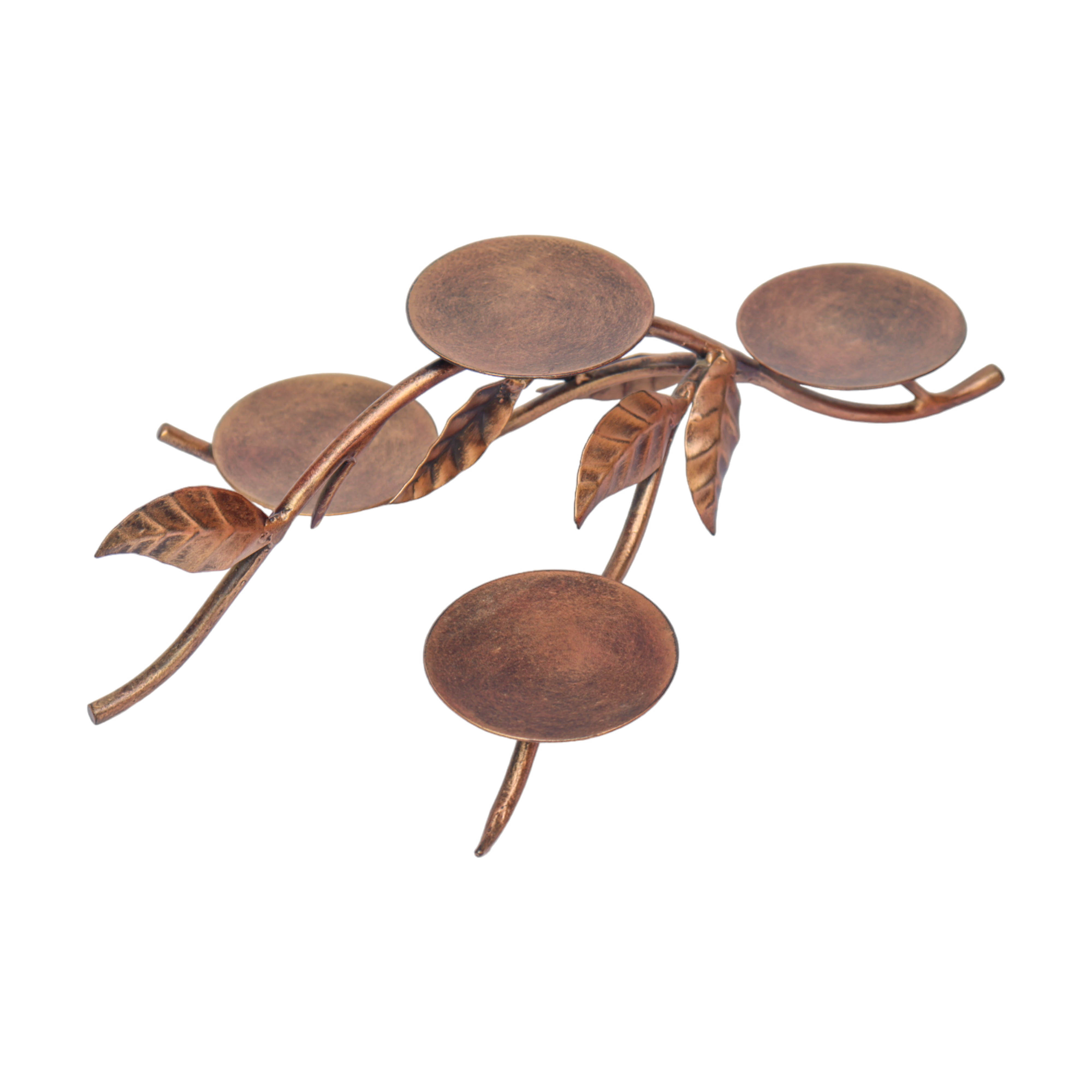 Leafy Branch Votive & Candle Stand