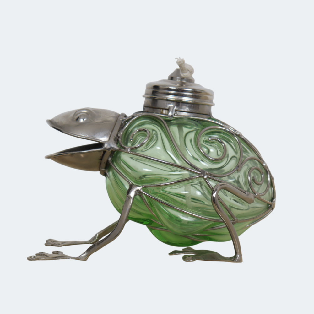 Hopping Harmony Blown frog Glass Votive