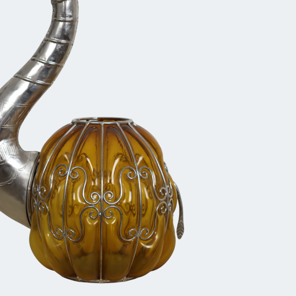 Home Decor Camel Desert Oasis Blown Glass Votive
