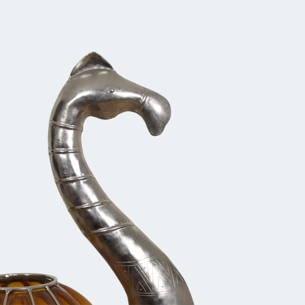 Home Decor Camel Desert Oasis Blown Glass Votive