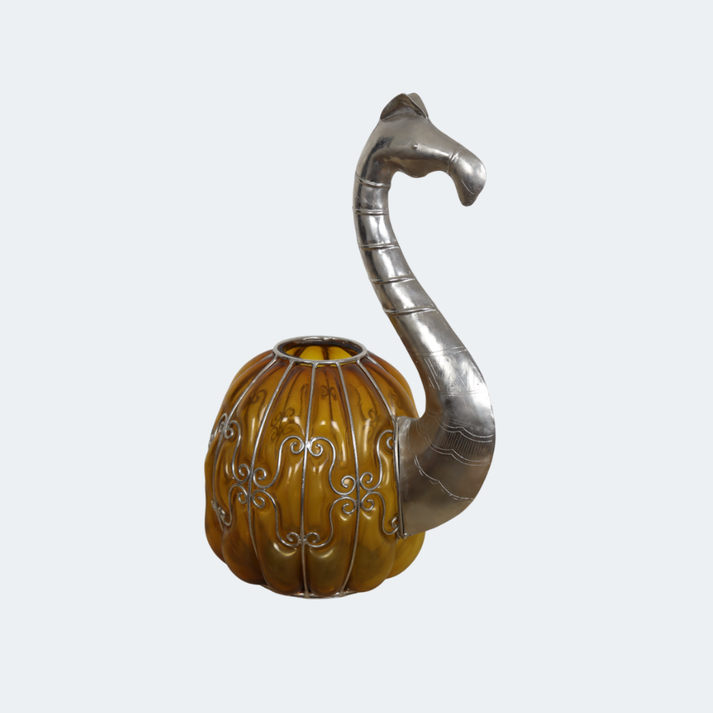 Home Decor Camel Desert Oasis Blown Glass Votive