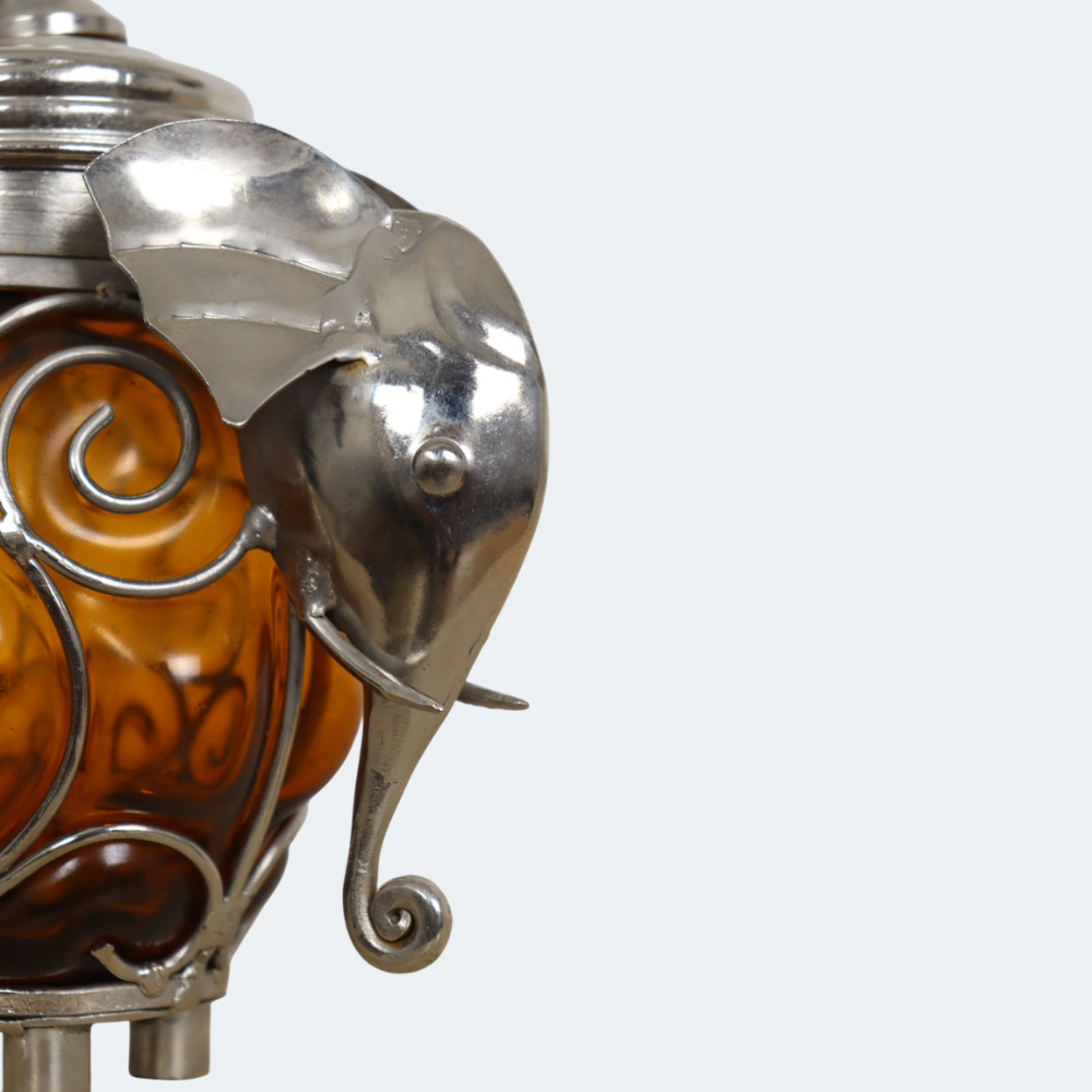 Wisdom of the Elephants Blown Glass Votives