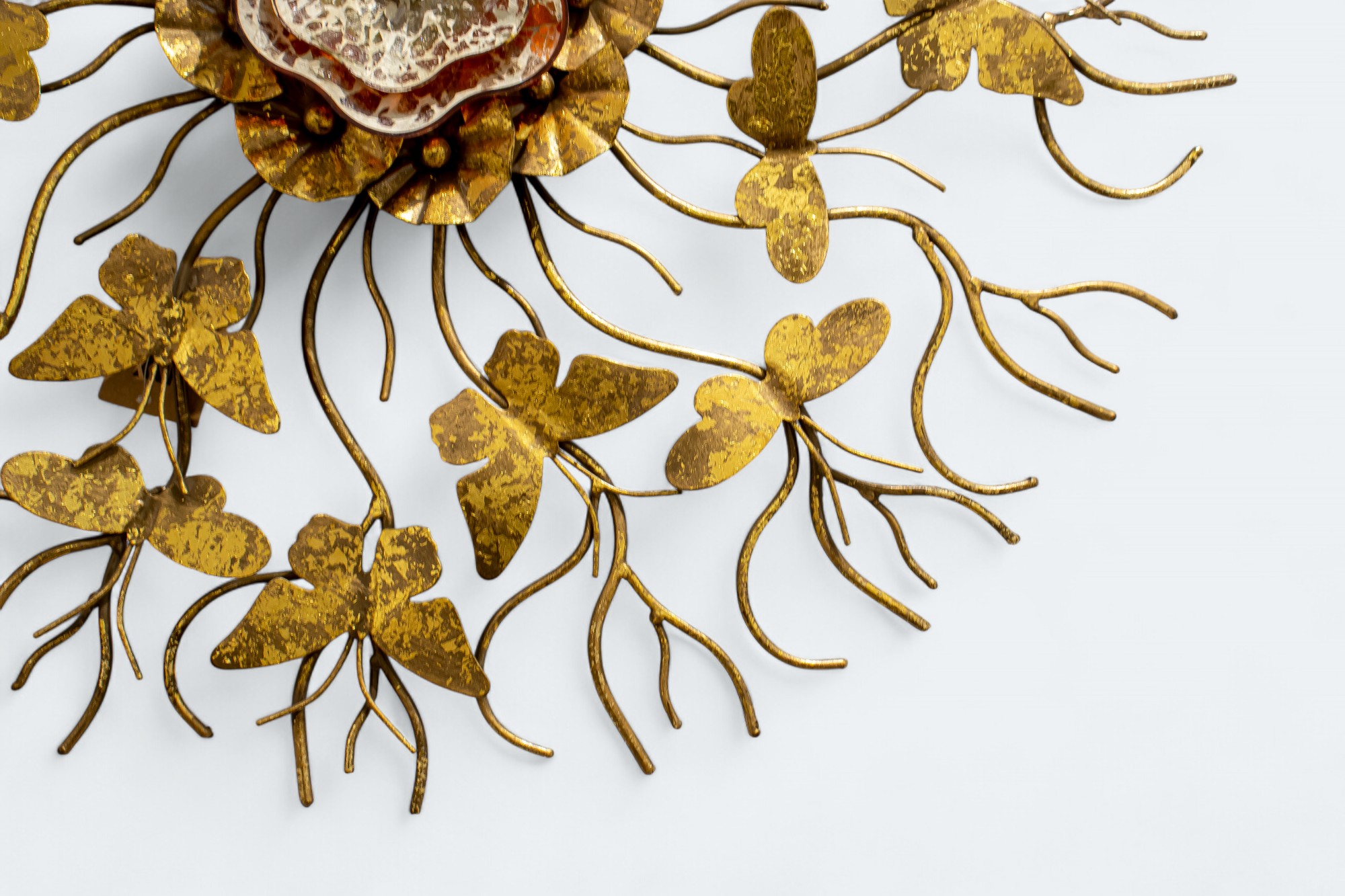 Nature's Radiance Metal Wall Butterfly