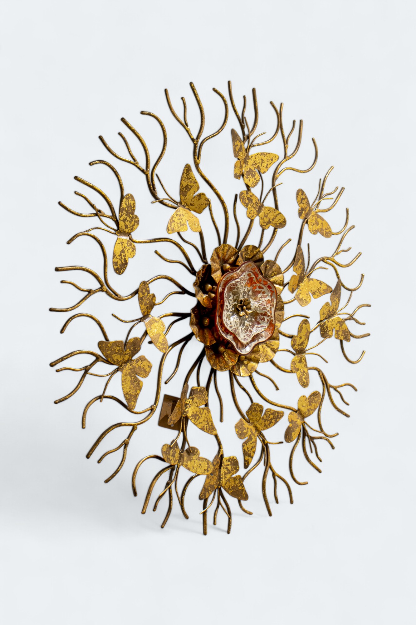 Nature's Radiance Metal Wall Butterfly
