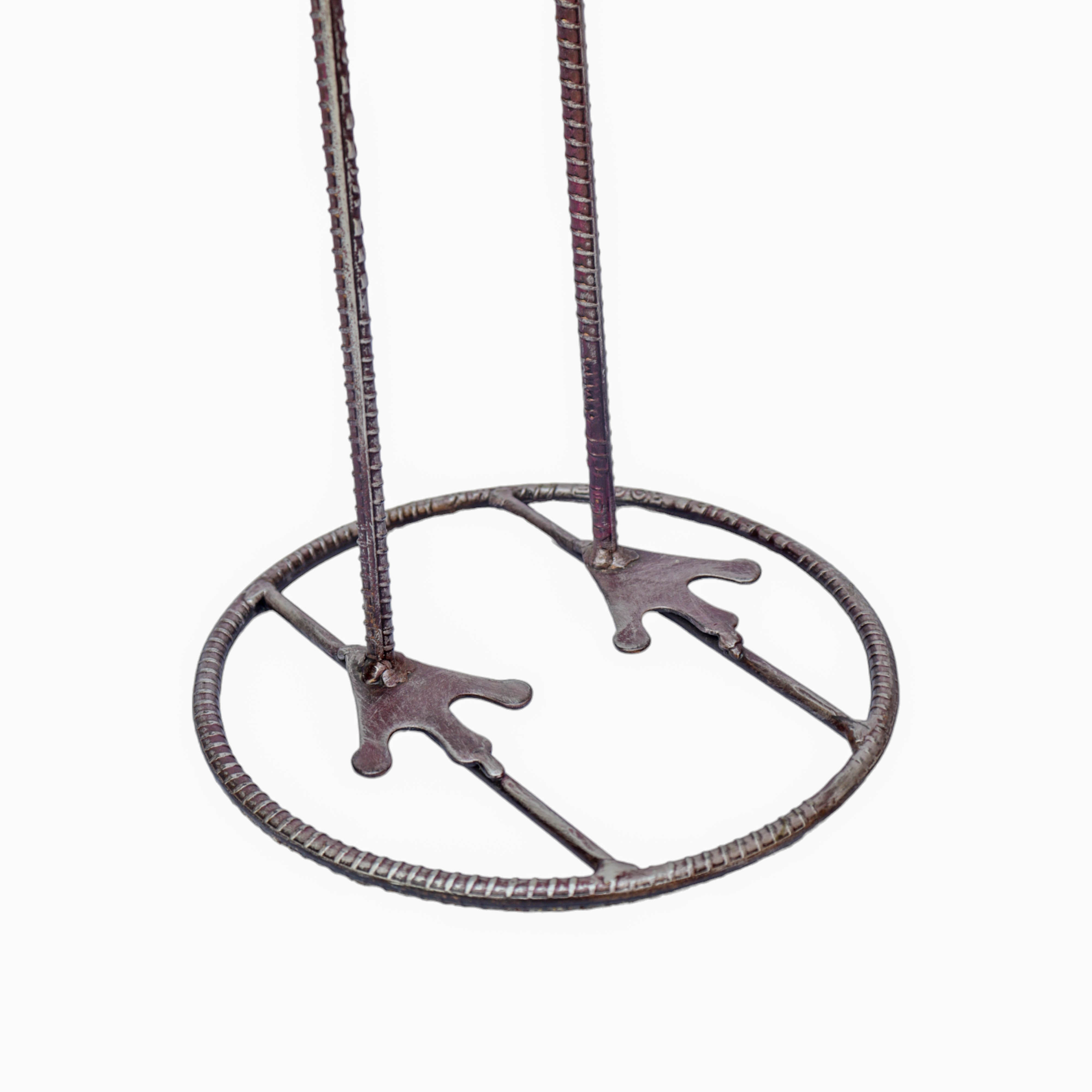 Rosy Rhapsody - Metal Flamingo Sculpture