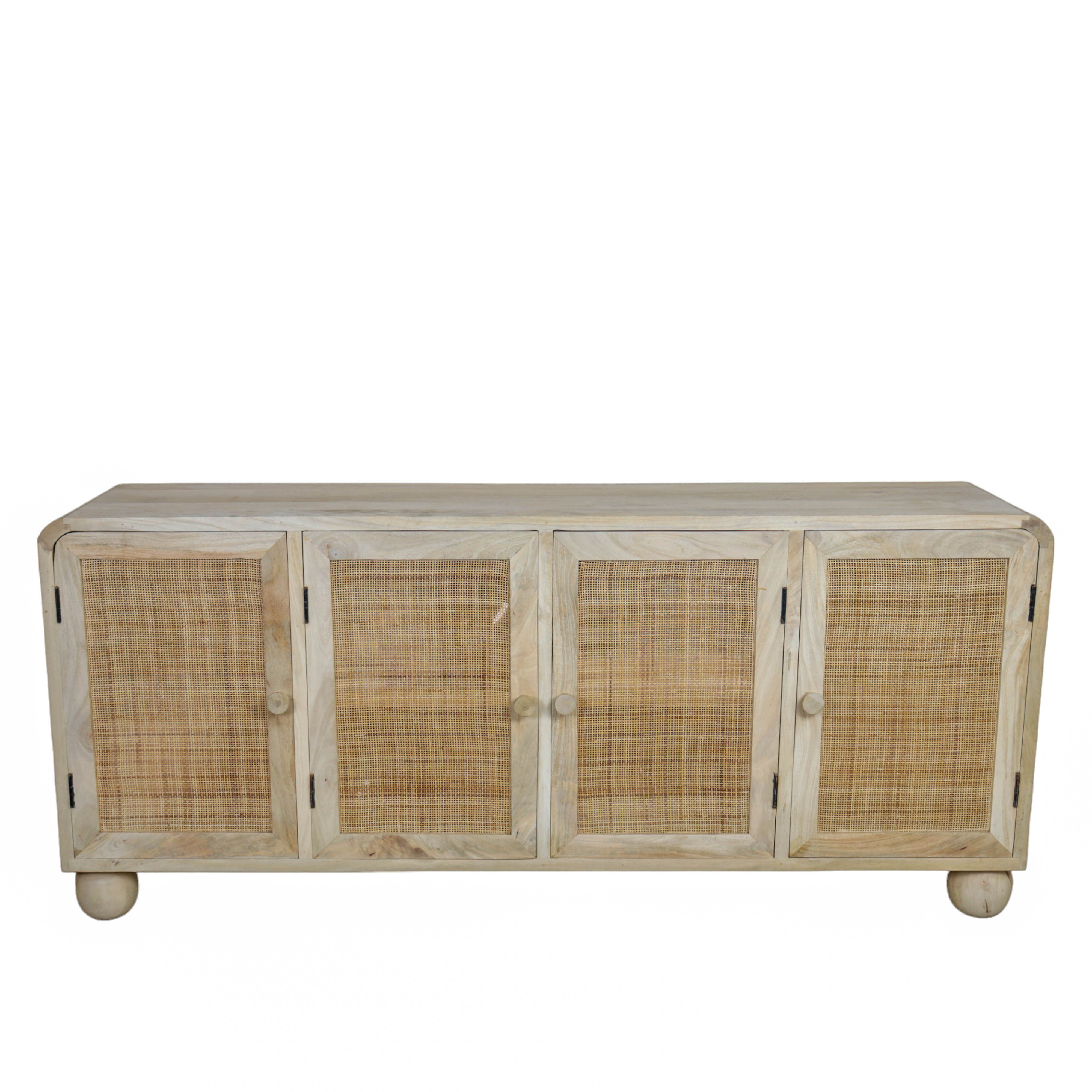 Rattan Weave Cabinet