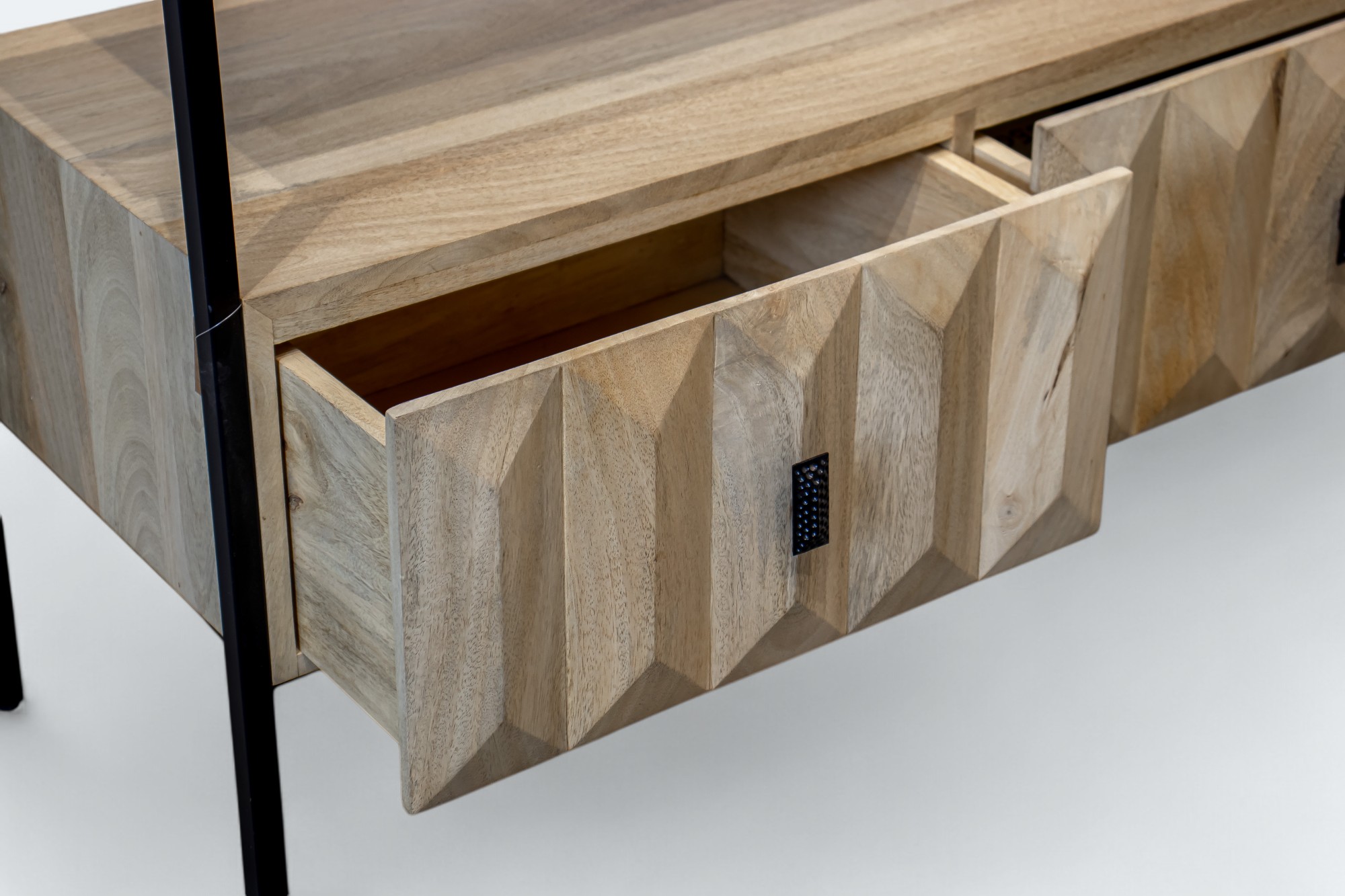 Geometric Accent Console Table