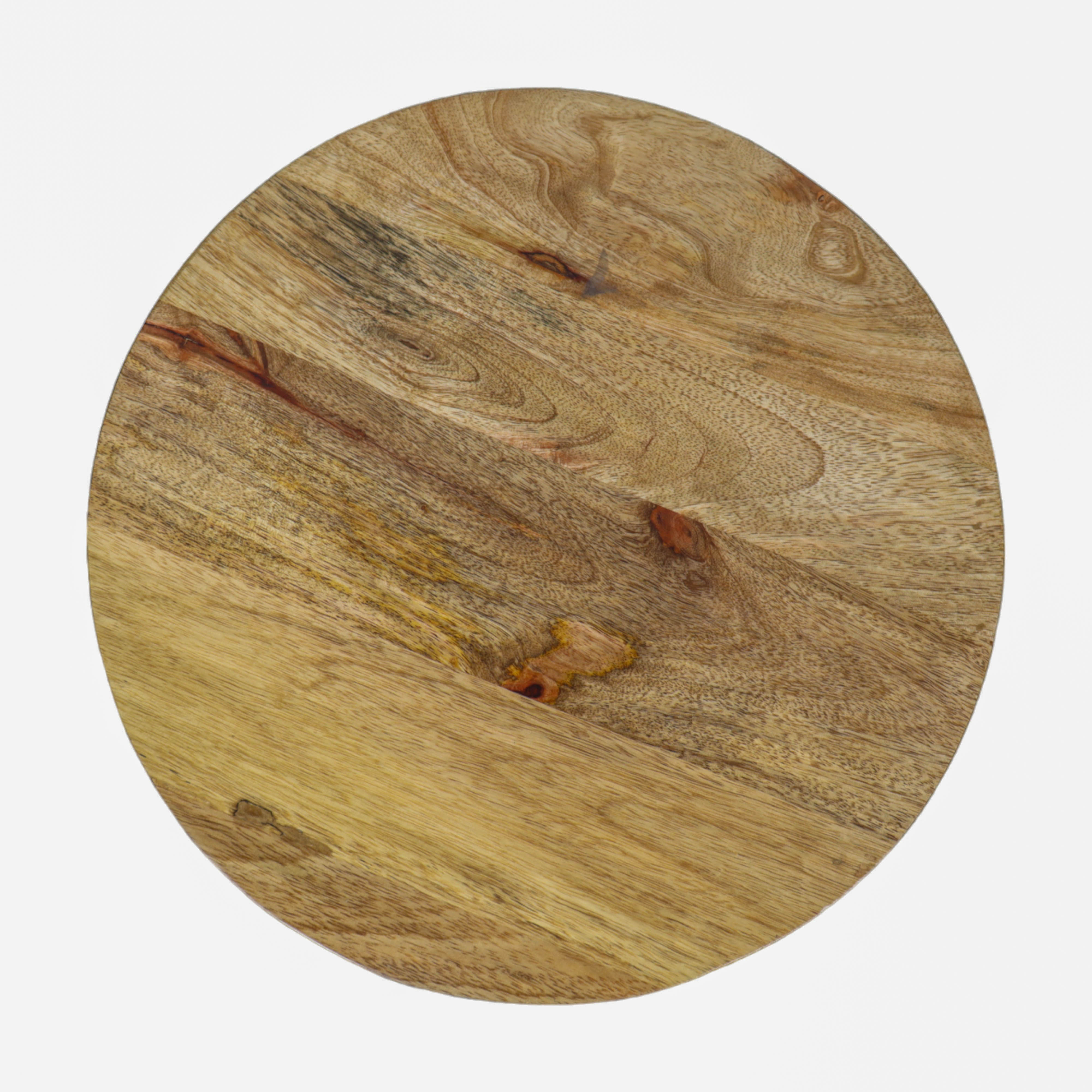 Wooden Side Round Table for Living Room