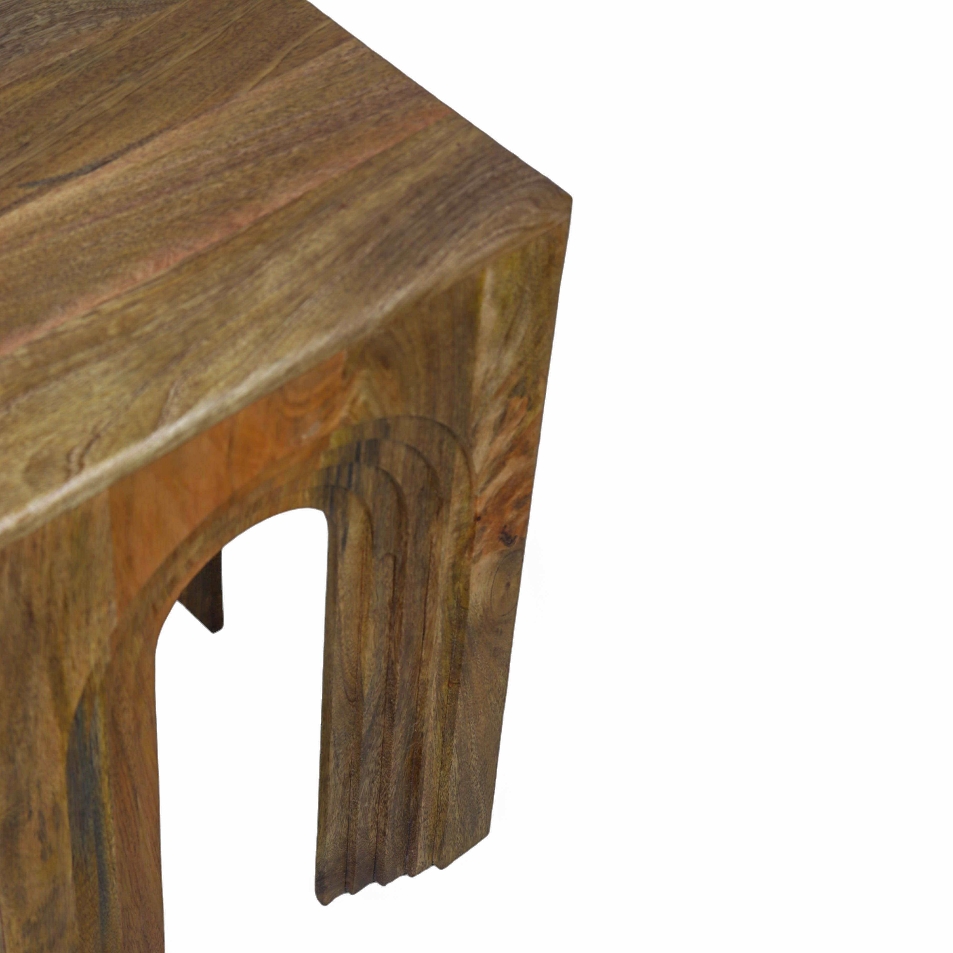 Wooden carving Side Table