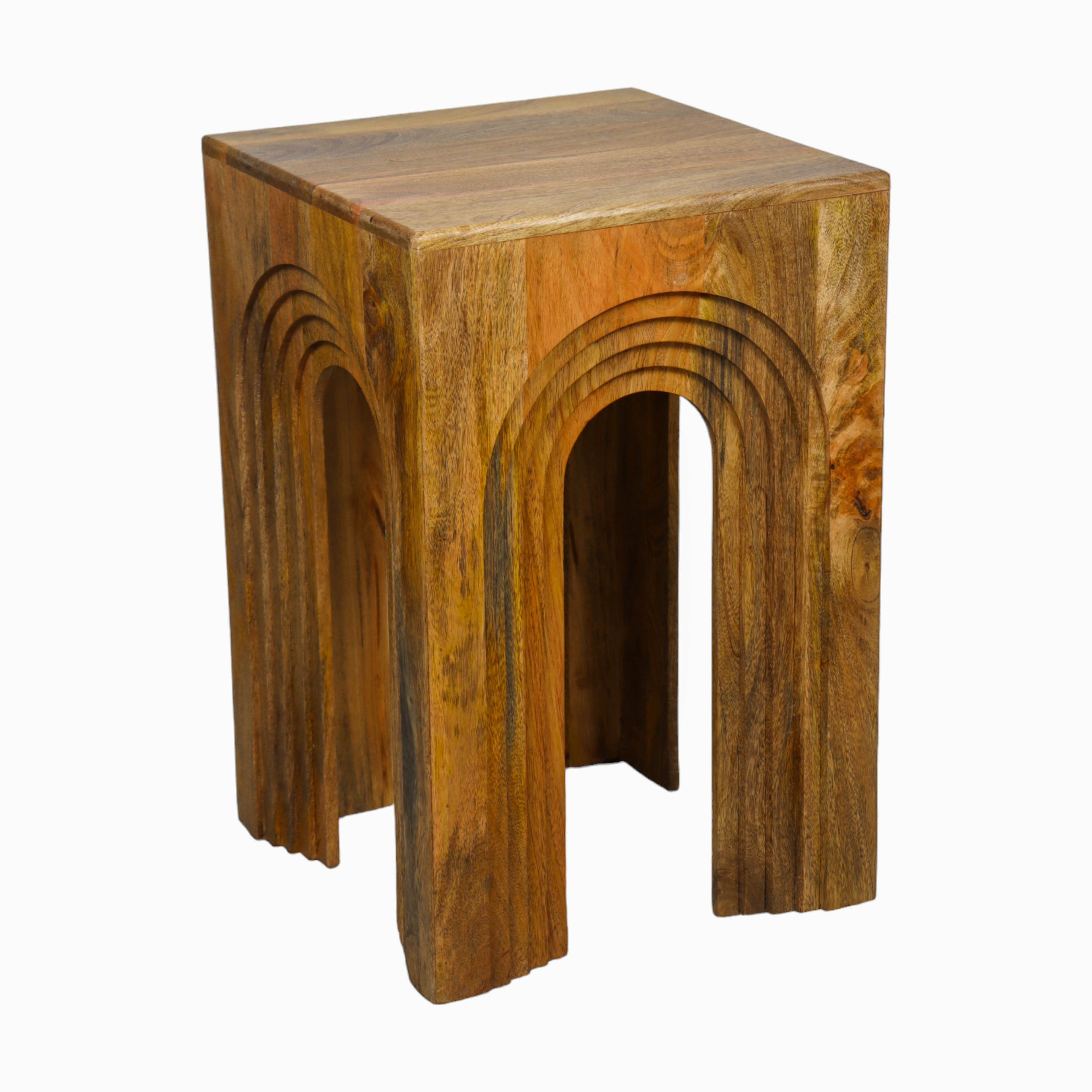 Wooden carving Side Table