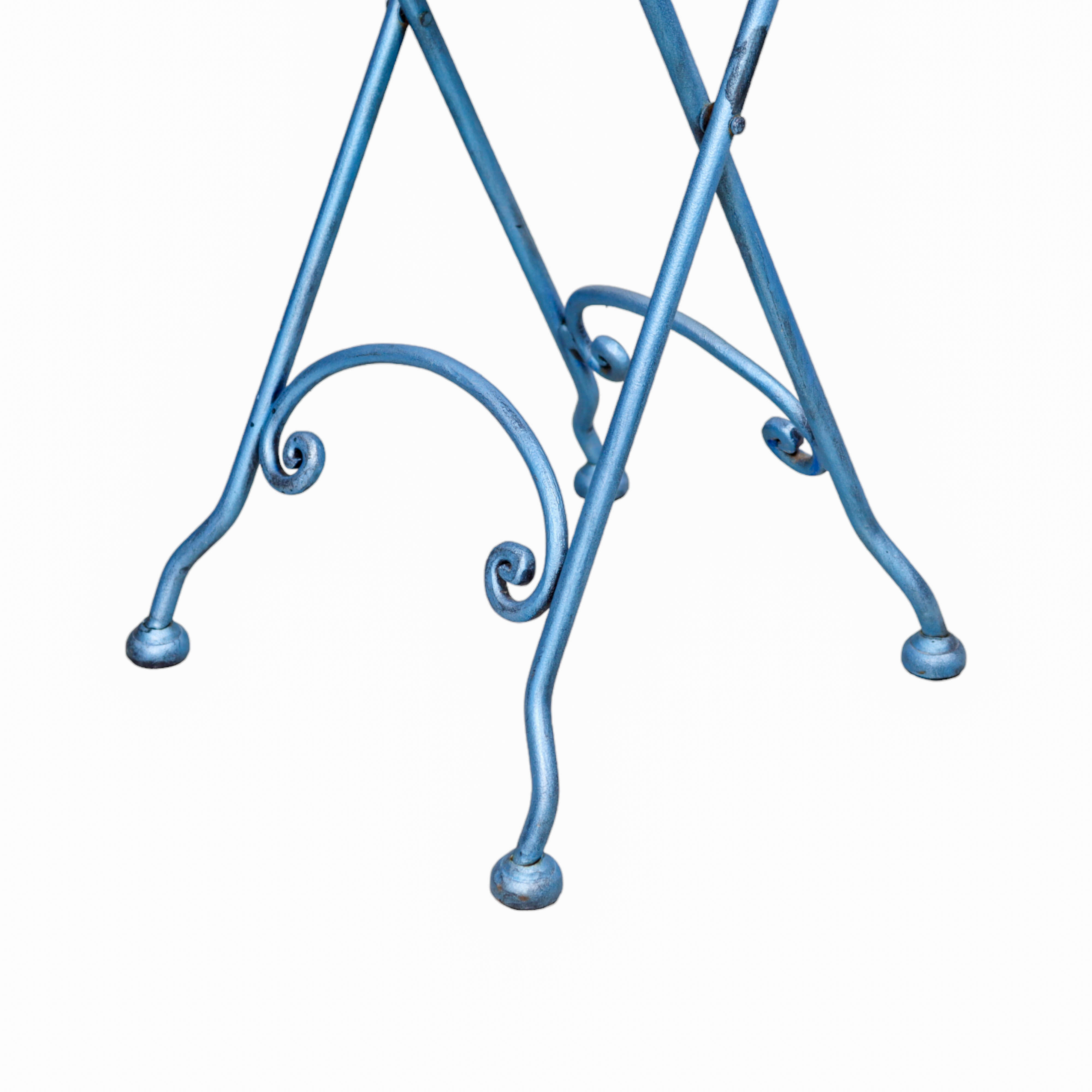 Iron Round Folding Side Table | Multi Use Table
