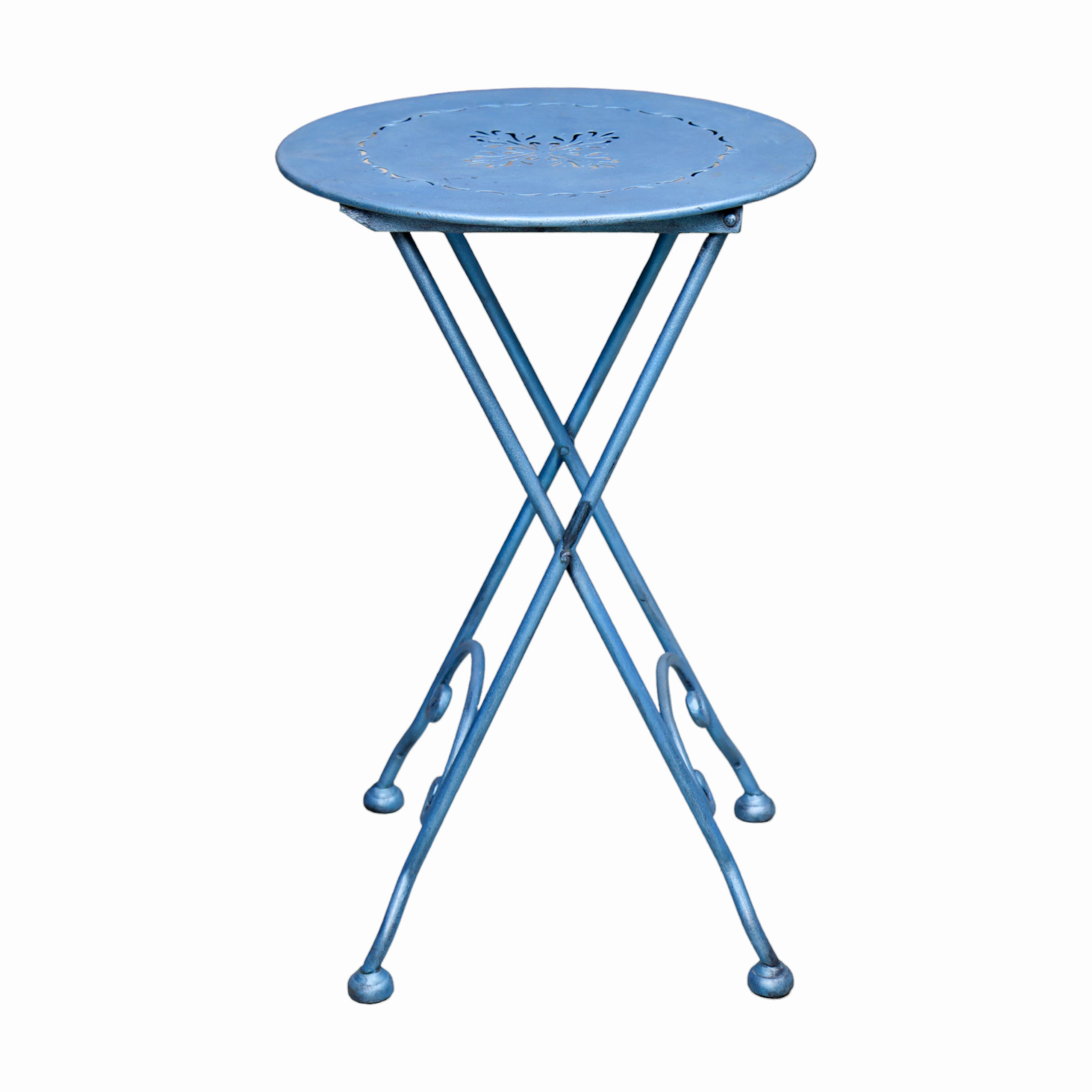 Iron Round Folding Side Table | Multi Use Table