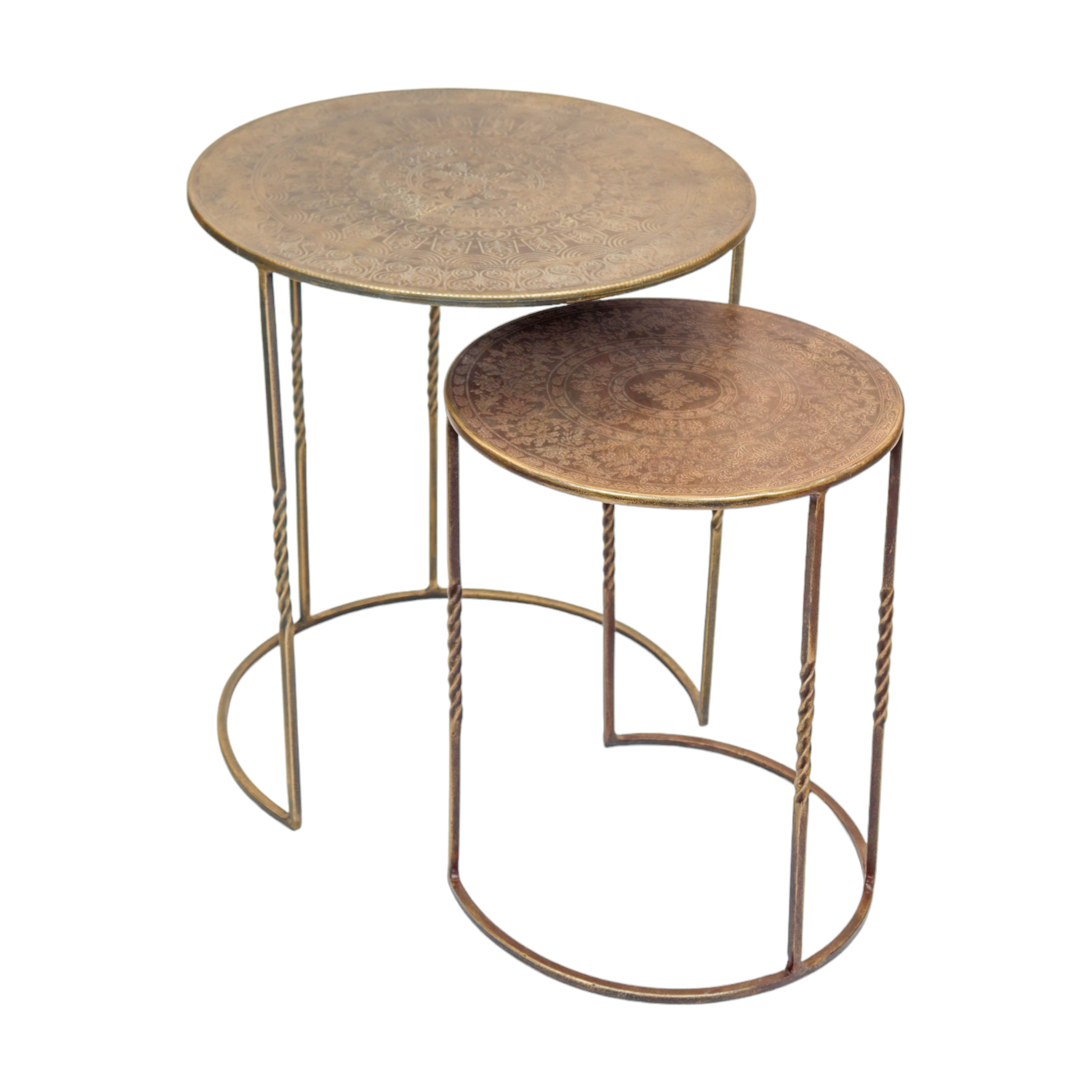 Luxury Iron Nesting Table