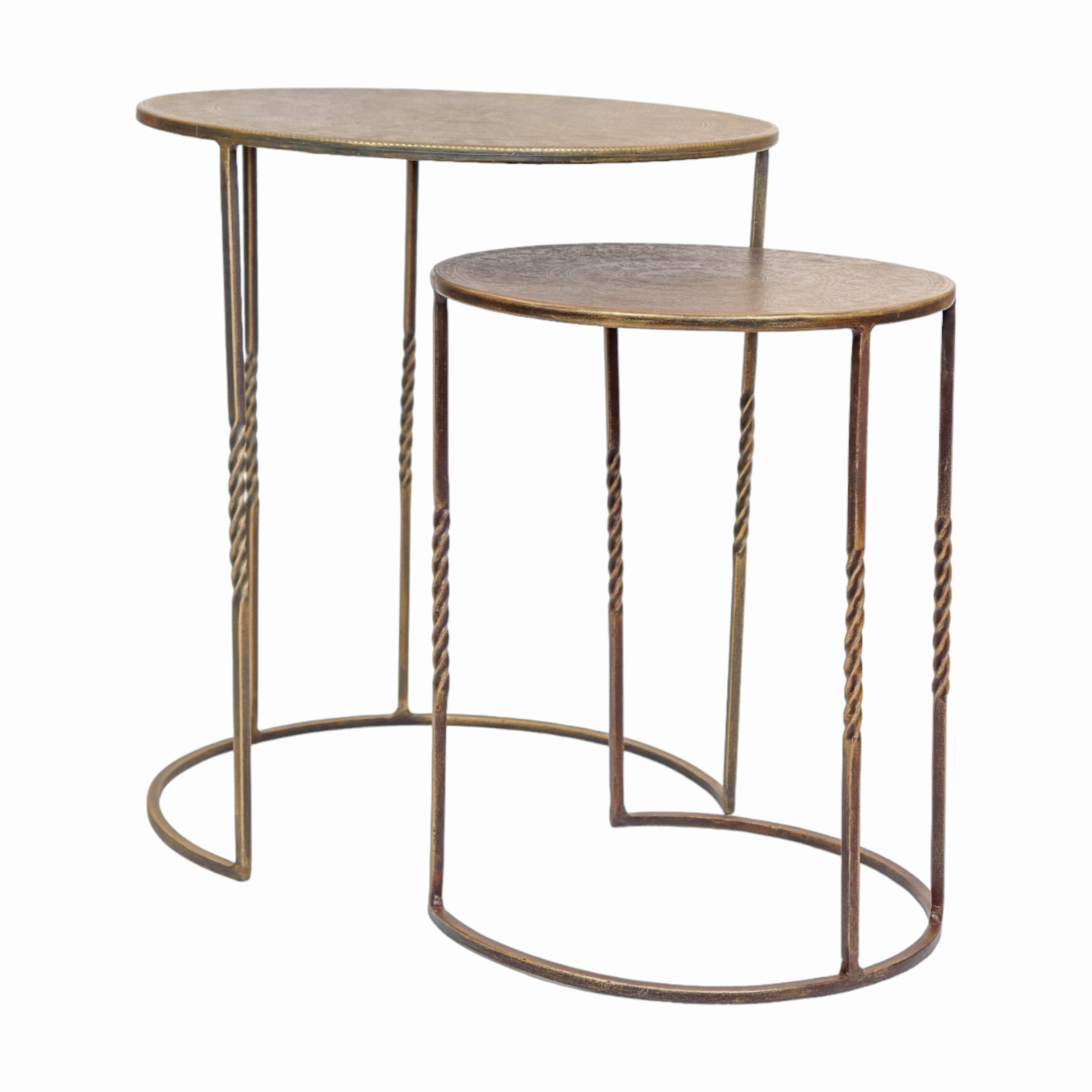 Luxury Iron Nesting Table