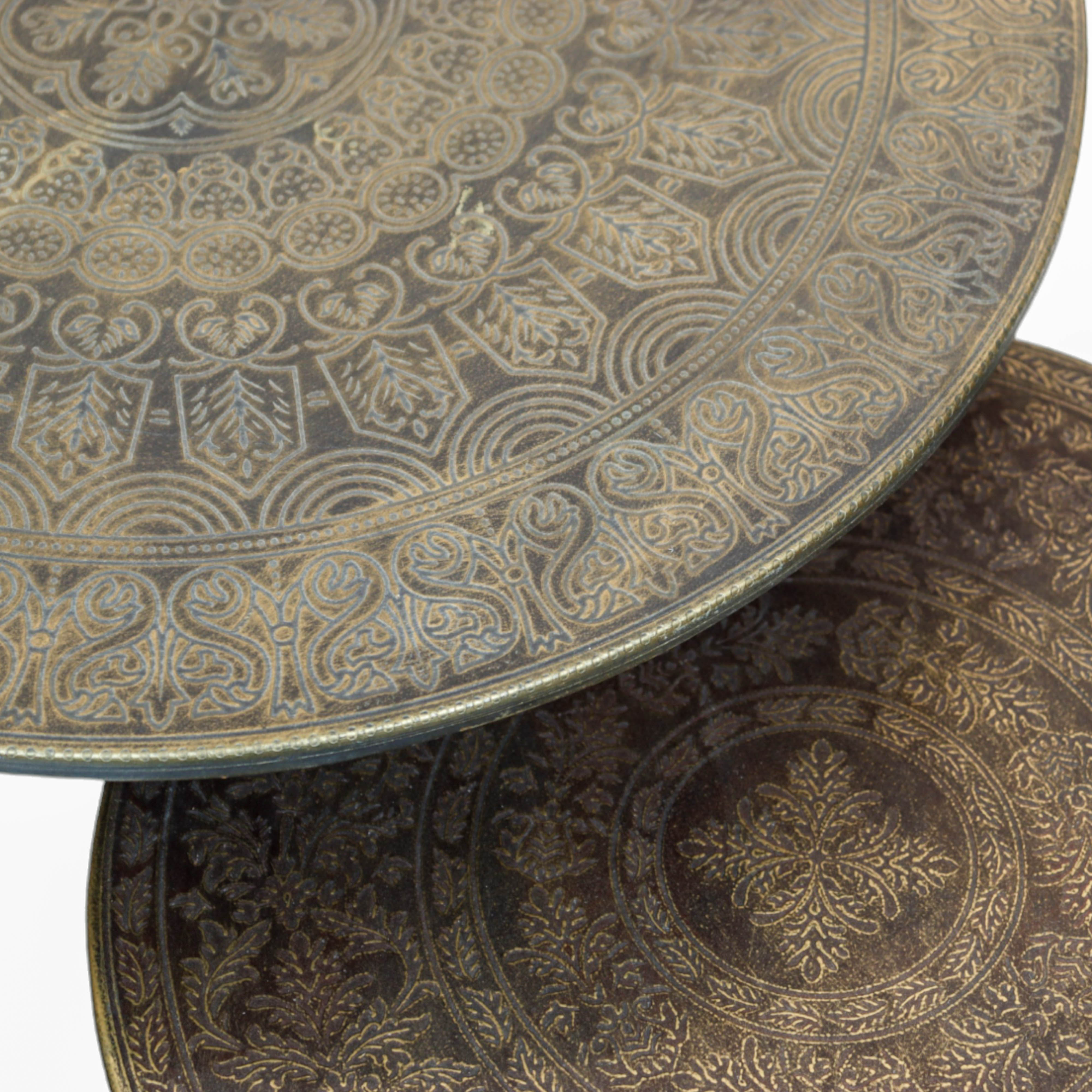 Luxury Iron Nesting Table
